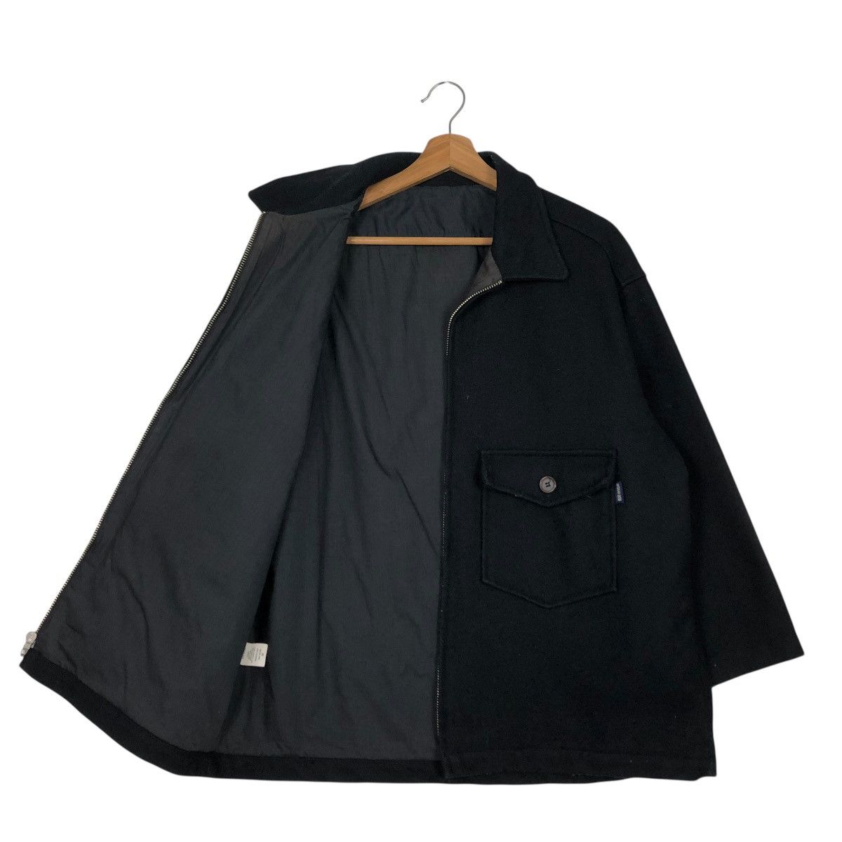 Vintage 🔥VINTAGE WOOL WORK JACKET BLUE MARLIN ISSEY MIYAKE Size US M / EU 48-50 / 2 - 15 Thumbnail