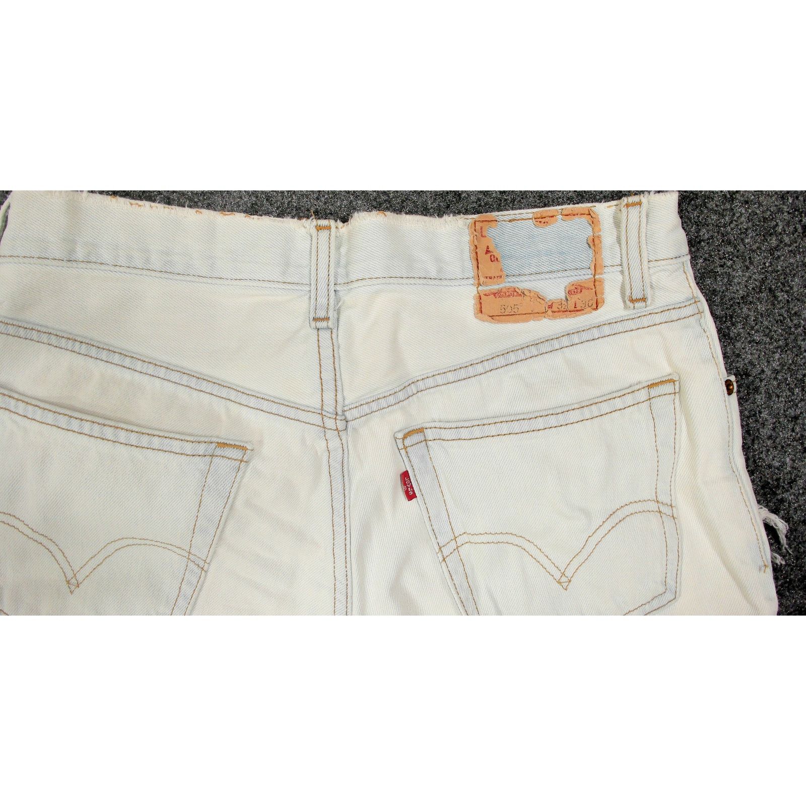 Levi's VTG Levi's 505 Custom Bleach Exposed Pocket Shorts W32 Size US 32 / EU 48 - 5 Thumbnail