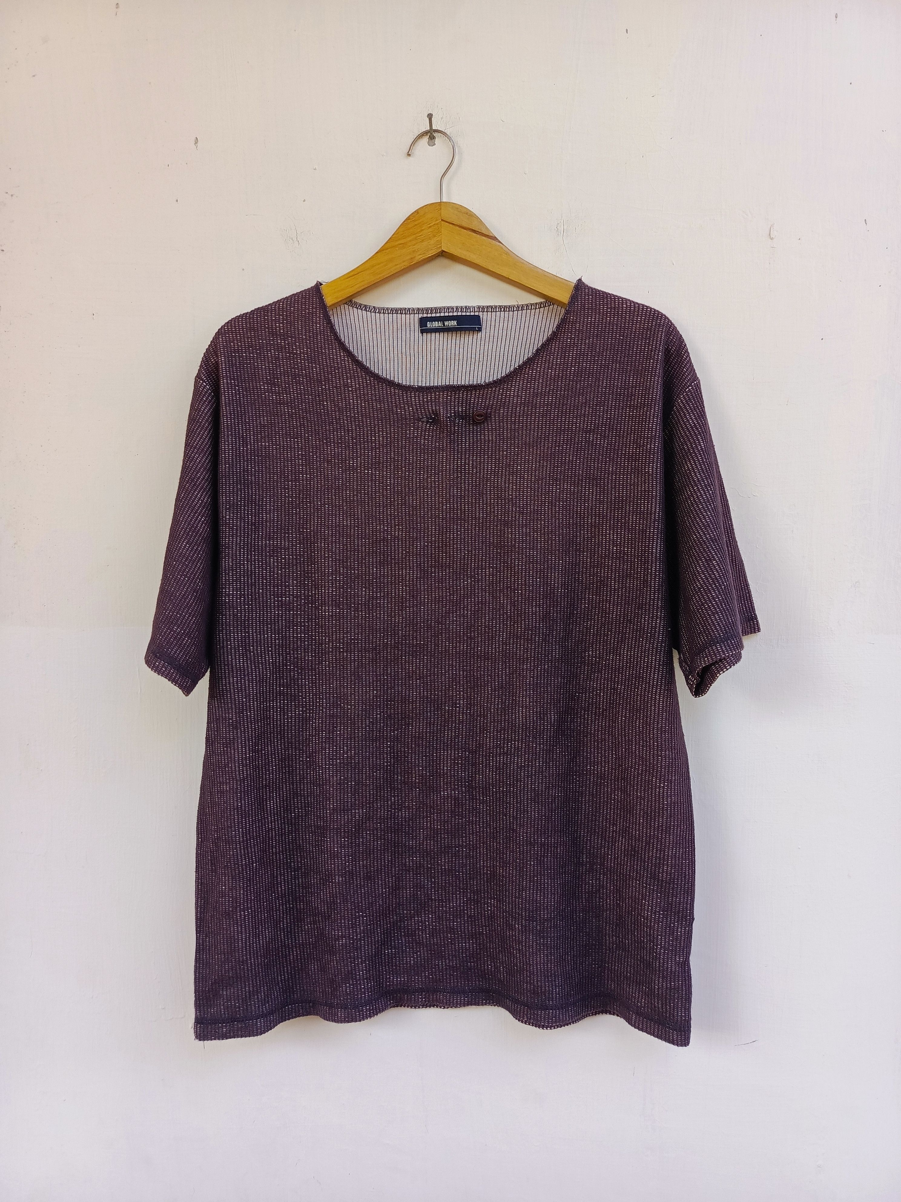Global Work Global Work Knit T-Shirt Minimal Streetwear Essential Size US L / EU 52-54 / 3 - 1 Thumbnail