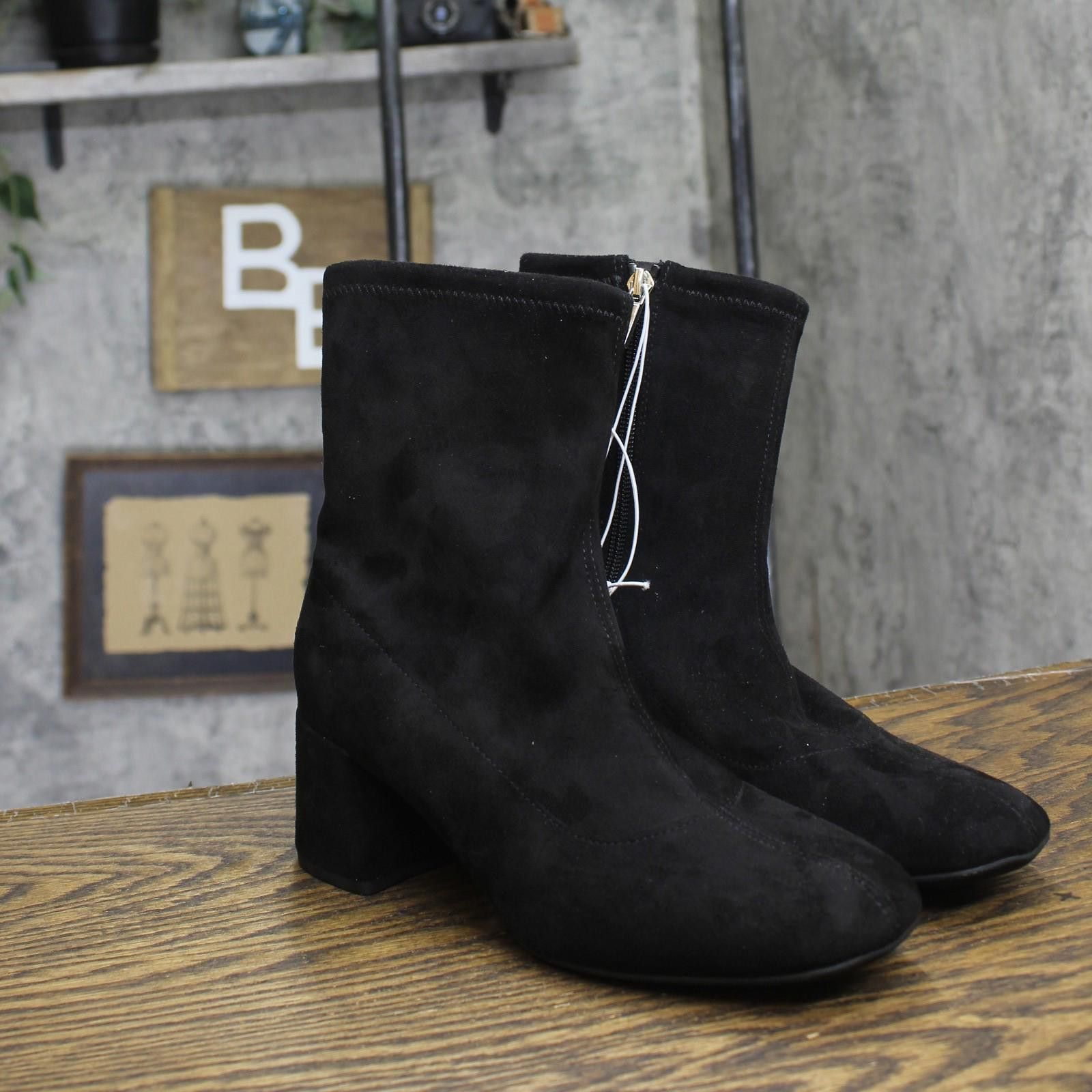 Other Nwt A New Day Womens Dolly Ankle Boots 88098510 Black 6.5m Size US 6.5 / IT 36.5 - 1 Thumbnail