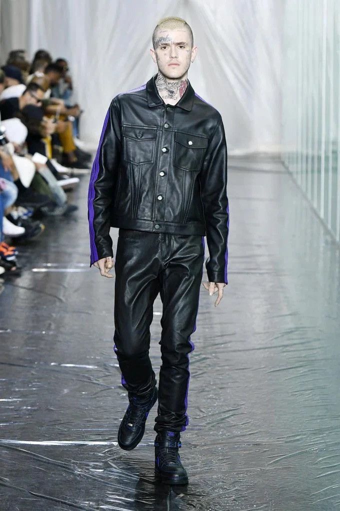 Vlone SS18 Vlone Striped Leather Runway Set | Grailed