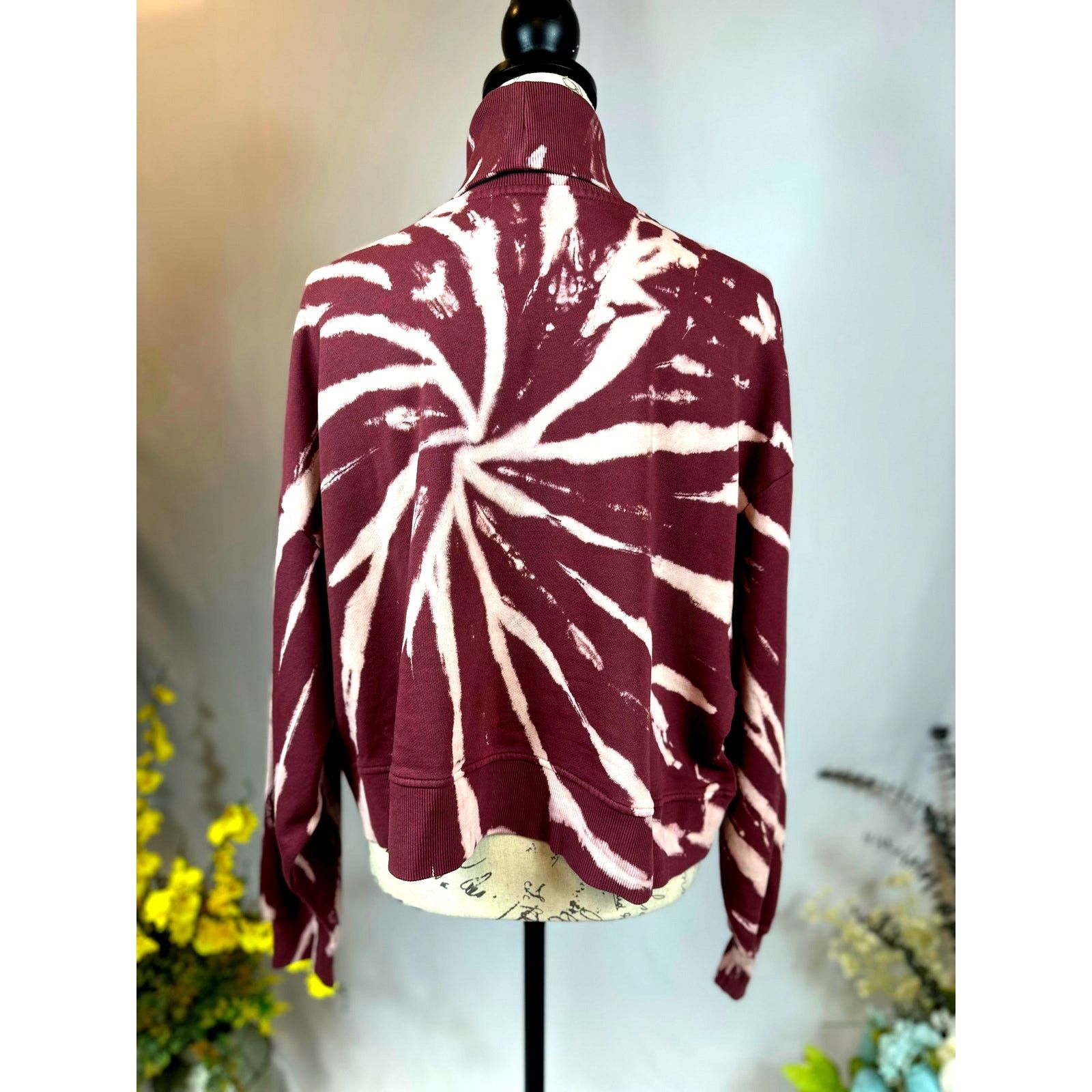 Other 525 America Turtleneck Sweater Dropped Shoulder Maroon L Size L / US 10 / IT 46 - 7 Thumbnail