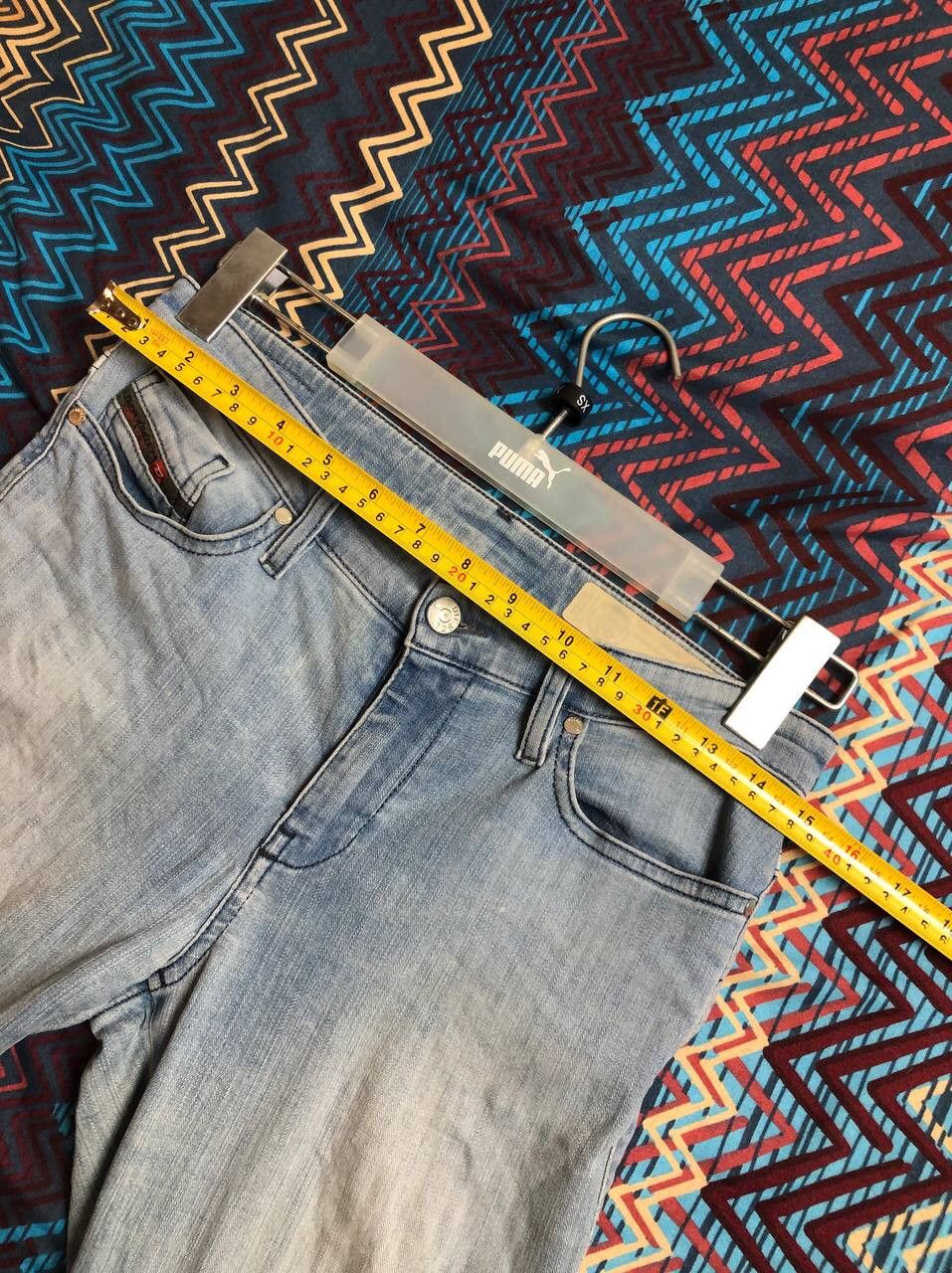 Diesel × Vintage Vintage Y2K Diesel Low Rise Slim Pants Washed Denim Jeans Size 28" / US 6 / IT 42 - 8 Thumbnail
