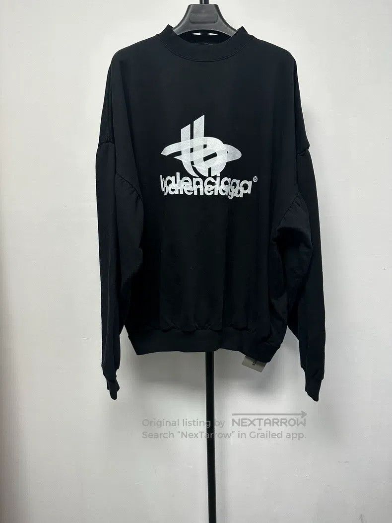 Balenciaga Balenciaga Letter Printed Casual Hooded Long Sleeve Sweats Size US M / EU 48-50 / 2 - 1 Thumbnail