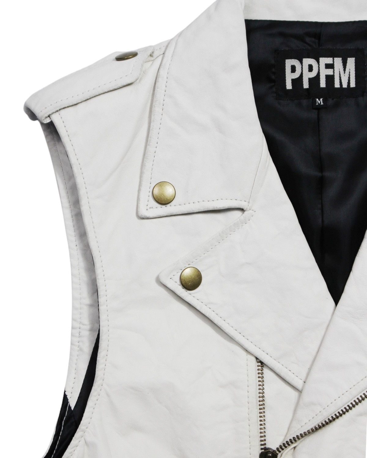 PPFM 2006 PPFM LEATHER BIKER VEST Size US M / EU 48-50 / 2 - 4 Thumbnail