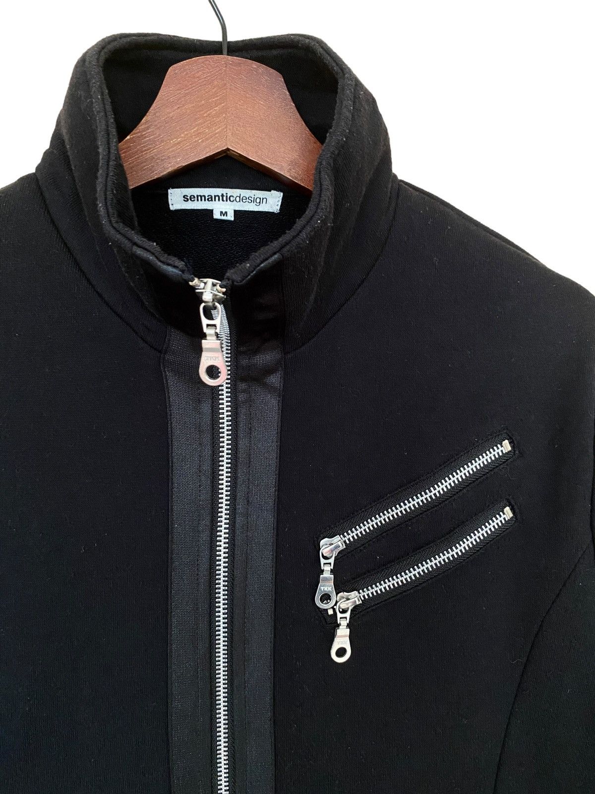 Japanese Brand × Vintage × semanticdesign Vintage Japanese Brand Semantic Design Zipper Jacket 2000s Size US M / EU 48-50 / 2 - 7 Thumbnail