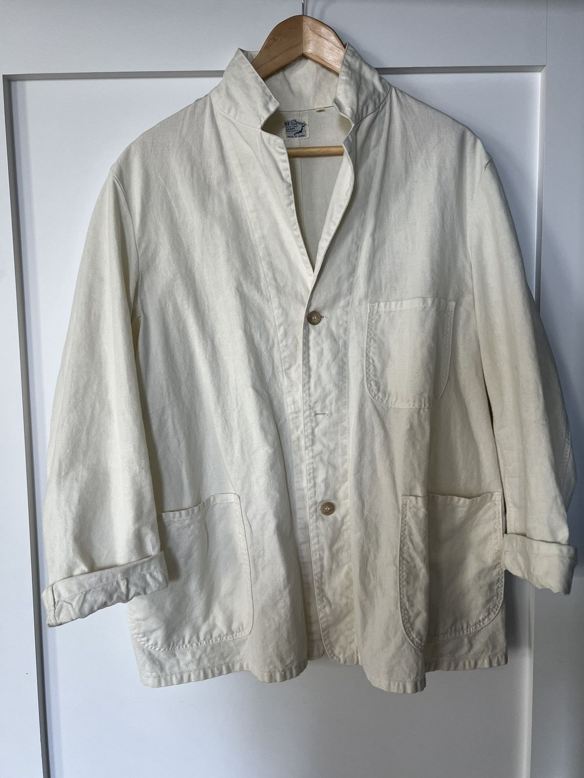 Japanese brand white worker jacket