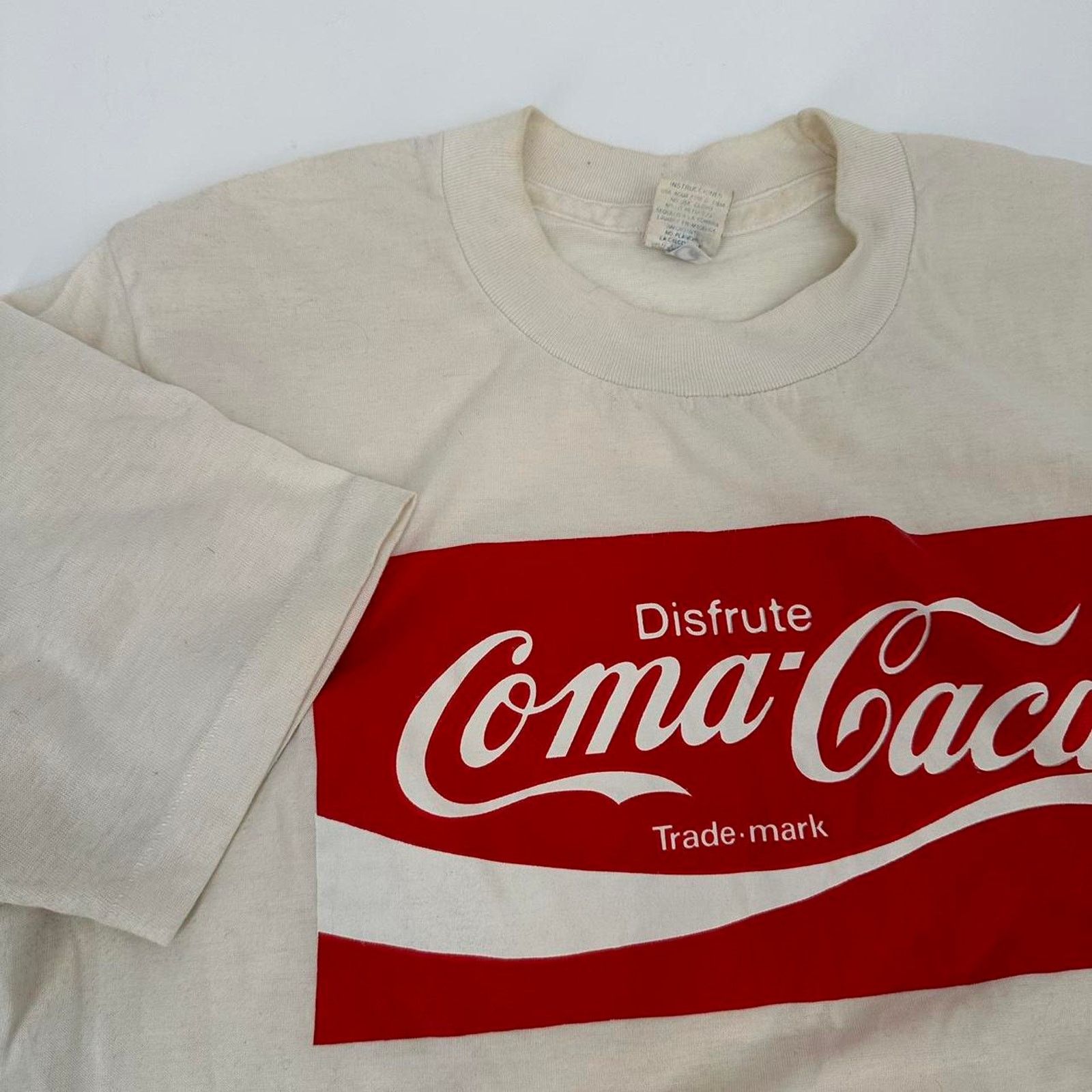 Vintage 70s coca cola parody tee Size US M / EU 48-50 / 2 - 3 Thumbnail