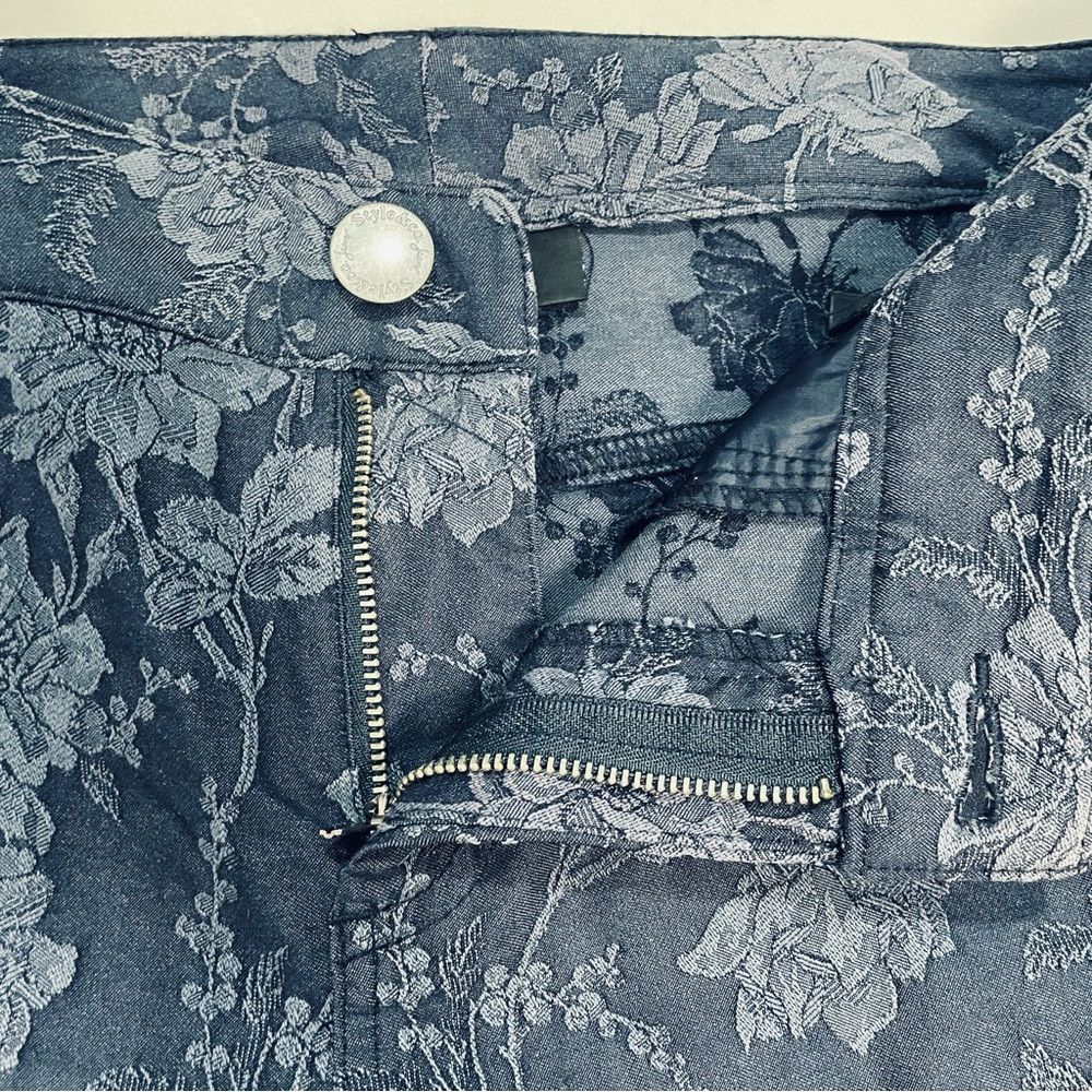 Other Style & Co Blue Denim Floral Pattern Crop Jeans Size 8 Size 30" / US 8 / IT 44 - 6 Thumbnail