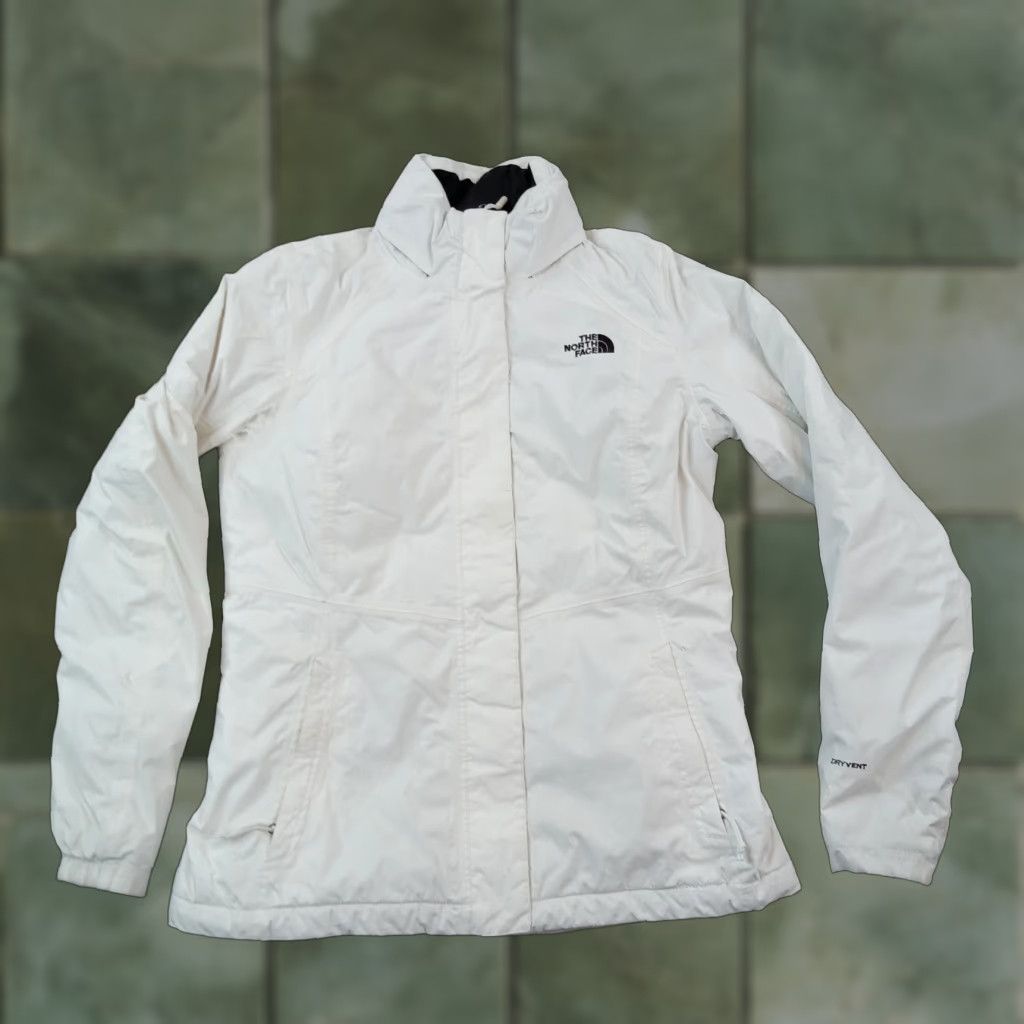 The North Face The North Face Resolve Womens Small White Full Zip Hooded Dry Vent Jacket Size S / US 4 / IT 40 - 1 Thumbnail