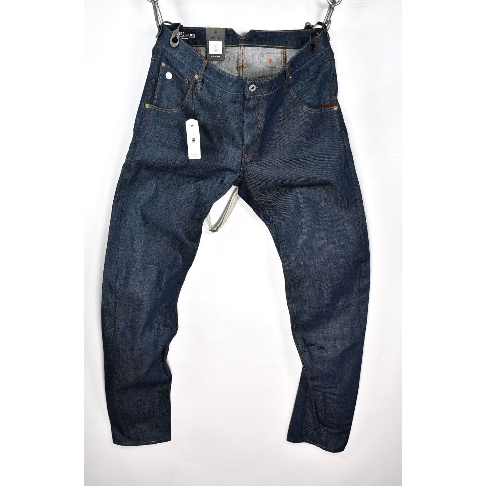 G-Star G-Star Arc 3D Tapered Tailored Braces Jeans VERDE Mens Denim W35/L36 Size US 35 - 2 Thumbnail