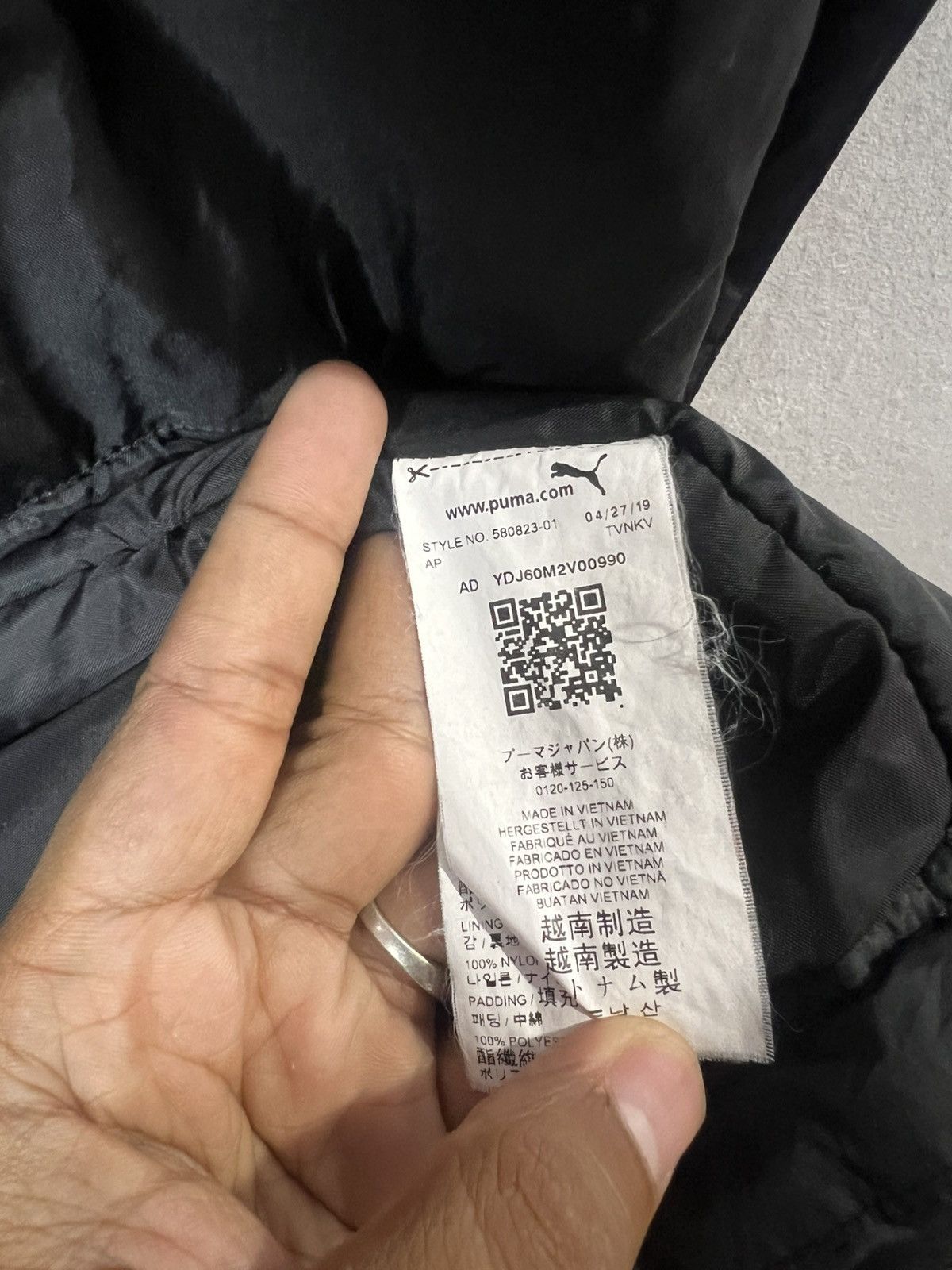 Puma Puma Long Puffer Coat Black Winter Hooded Jacket Size US L / EU 52-54 / 3 - 11 Thumbnail