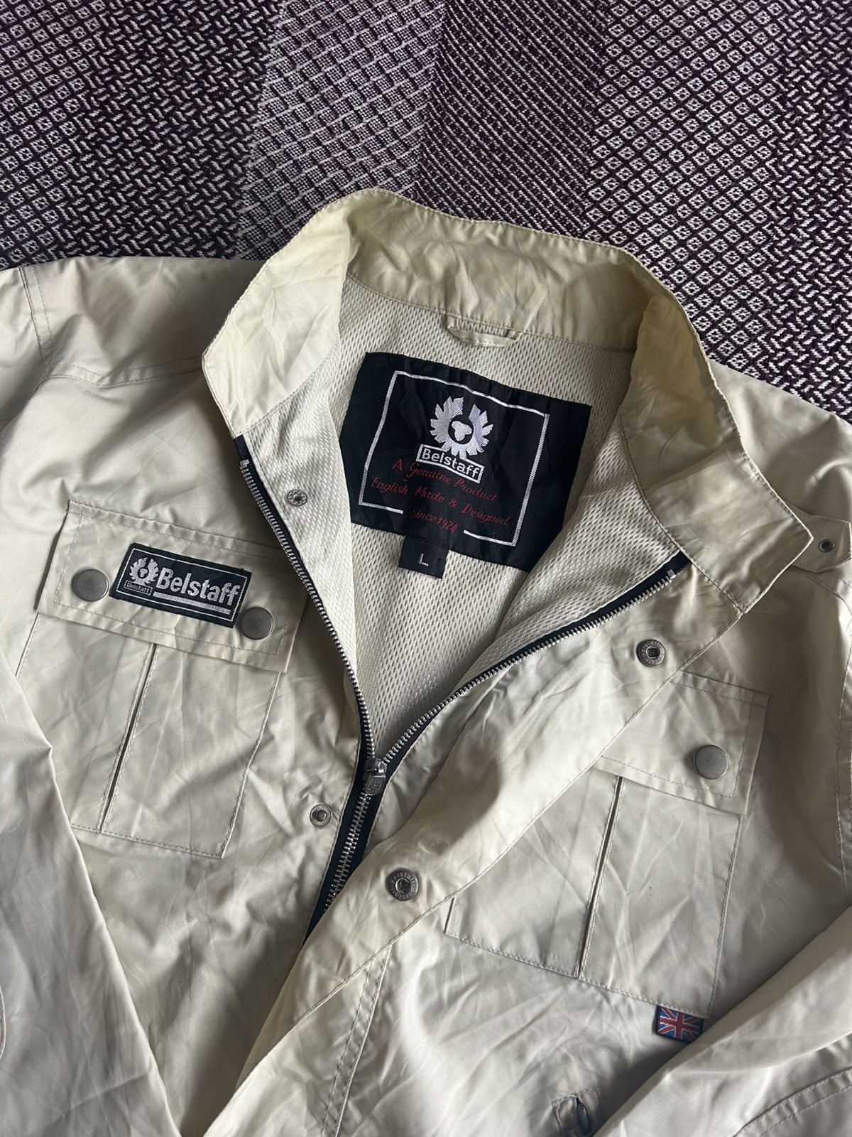 Belstaff Vintage Belstaff Nylon Bomber Jacket Unisex 00s Rare Casual Size US L / EU 52-54 / 3 - 12 Thumbnail