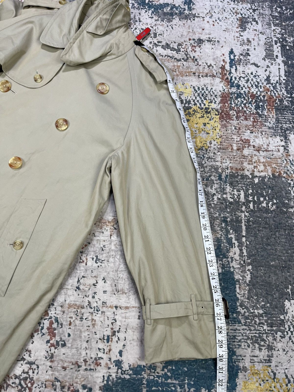 Burberry Vtg Burberry London Nova Check Double Layer Trench Coats Size US L / EU 52-54 / 3 - 21 Thumbnail