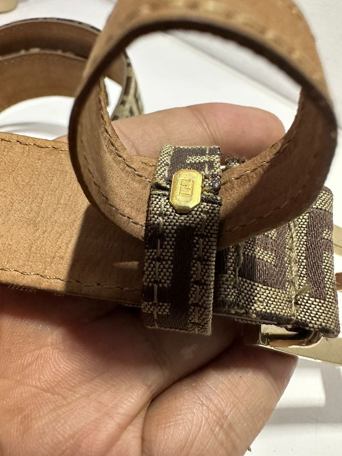 Fendi Fendi Monogram Zucca Belt Size ONE SIZE - 7 Thumbnail