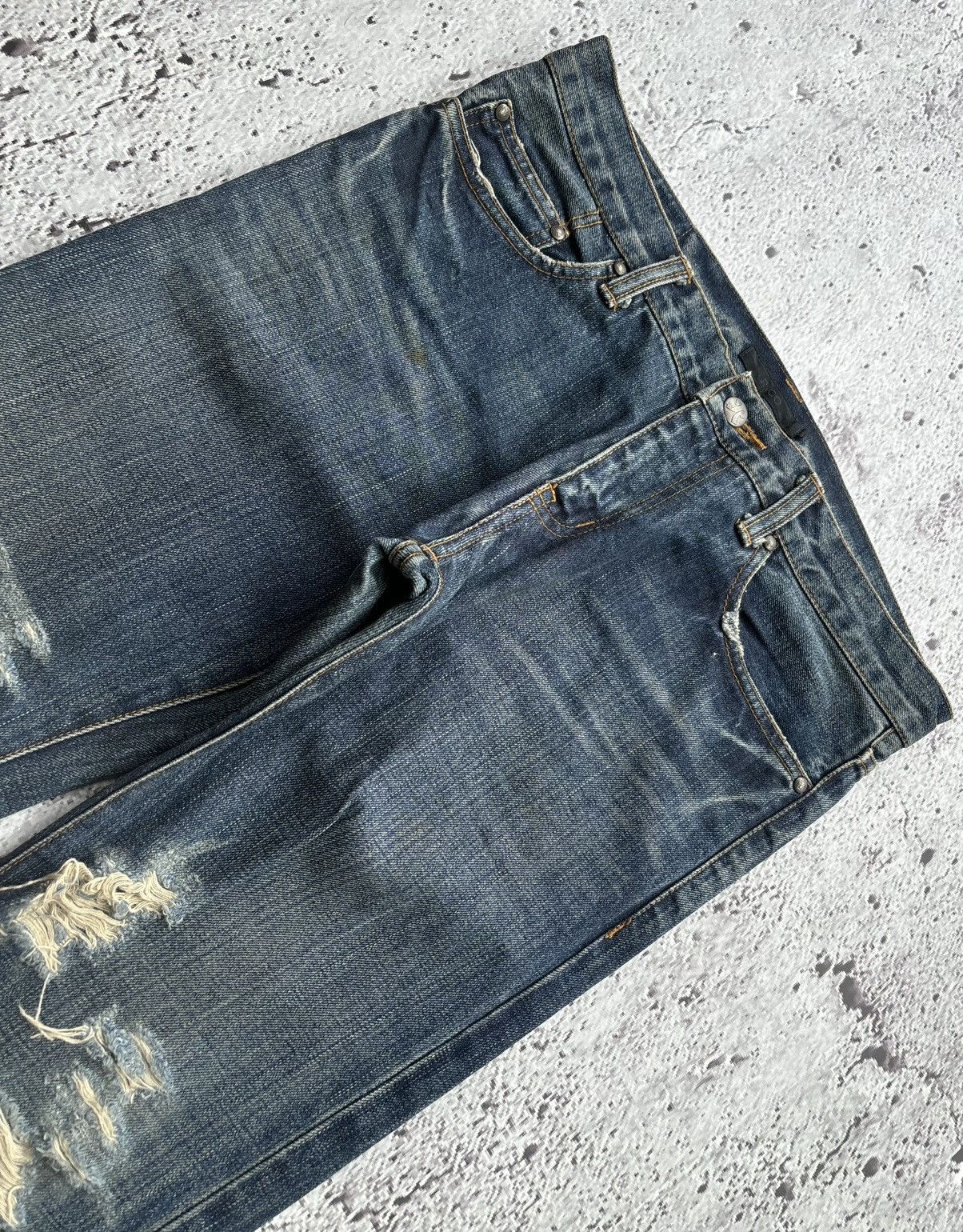 Hysteric Glamour Japanese Distressed denim rico undercover style Size US 33 - 7 Thumbnail