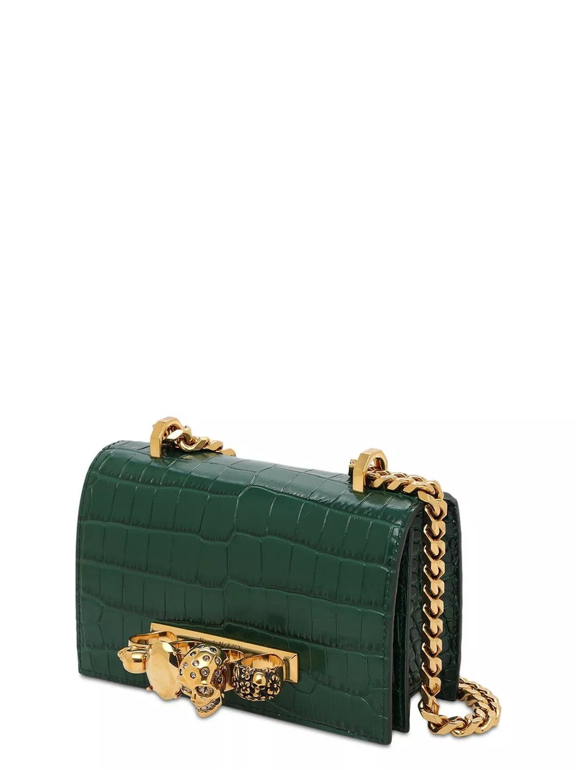 Alexander McQueen ALEXANDER MCQUEEN Mini Jewelled E/G Shoulder Bag Size ONE SIZE - 2 Thumbnail