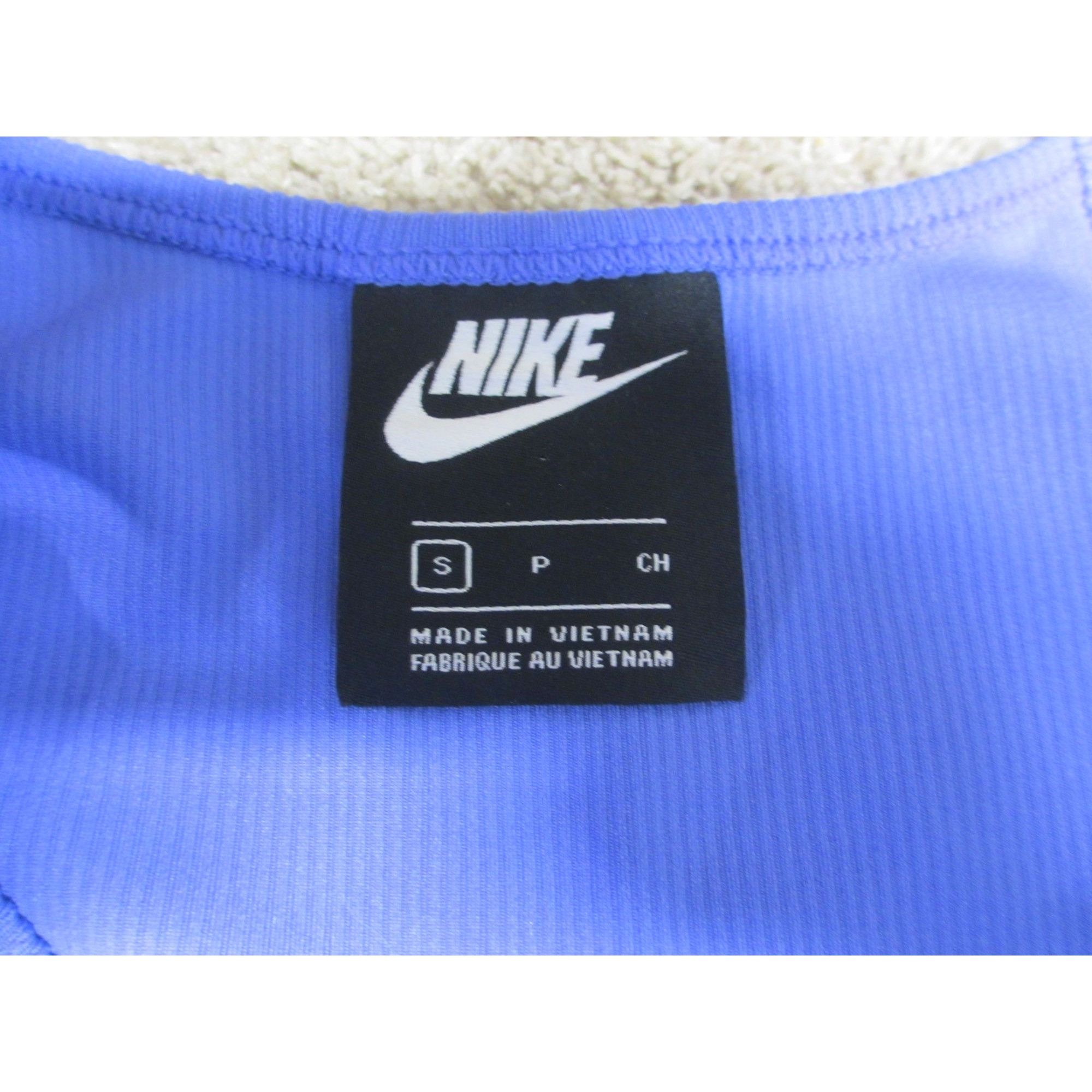 Nike Nike Air Women's Air Ribbed Purple Bra With Straps - Size S Size ONE SIZE - 3 Thumbnail