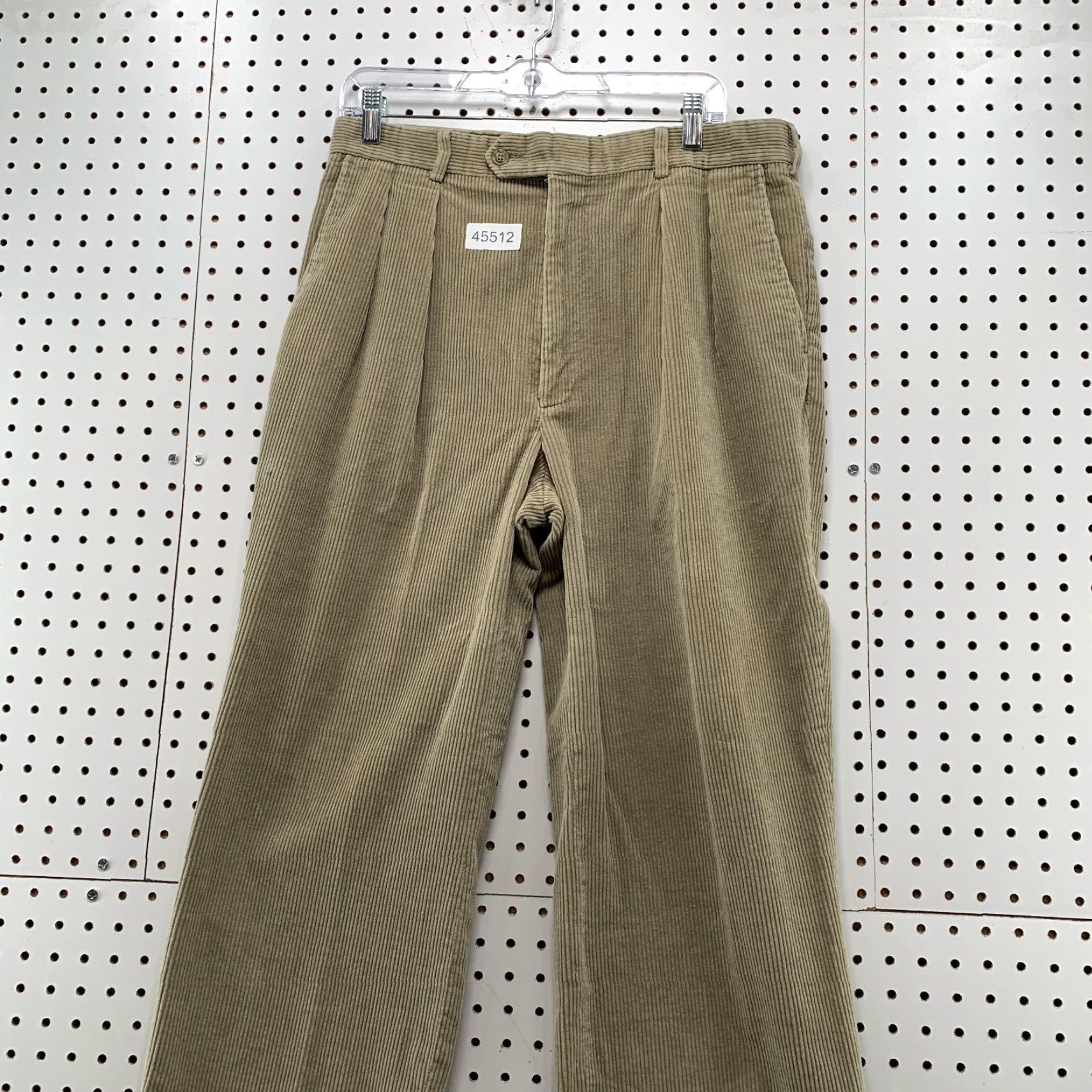 Vintage VINTAGE L.L. Bean Pants Corduroy Mens 32x25 Beige Cuffed USA 80s 90s Skateboard Mens Size US 32 / EU 48 - 5 Thumbnail