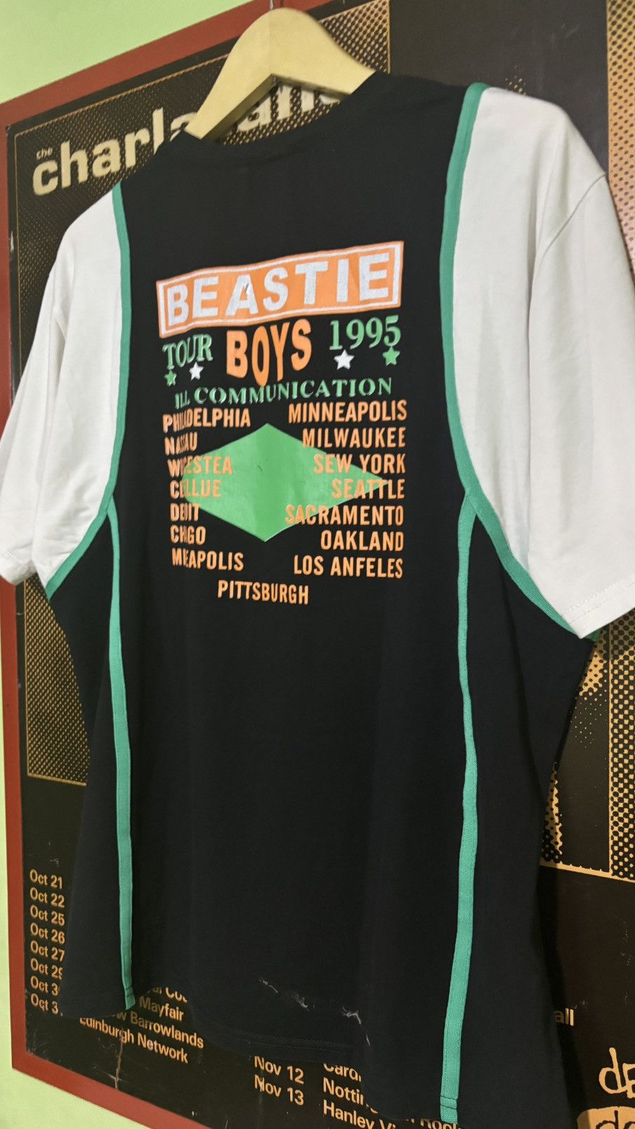 Band Tees Vtg Rare Beastie Boys Jersey Tour 1995 Size US XL / EU 56 / 4 - 6 Thumbnail