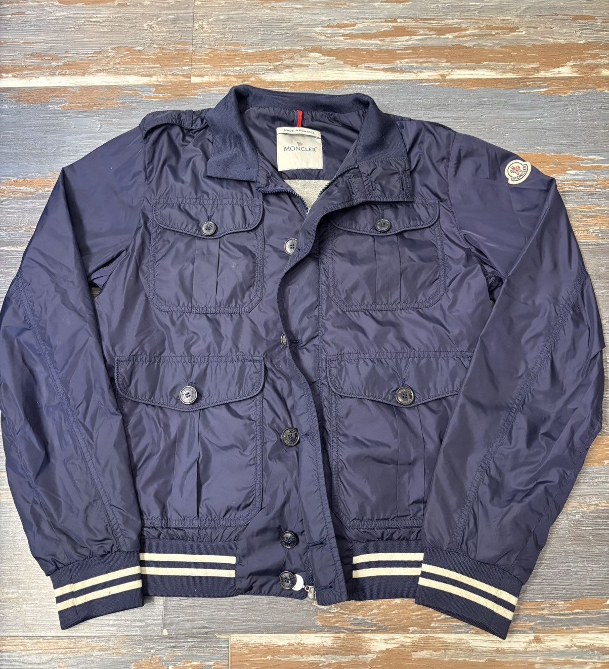 Moncler Moncler Delonix Nylon Jacket Navy Size M Size US M / EU 48-50 / 2 - 1 Thumbnail