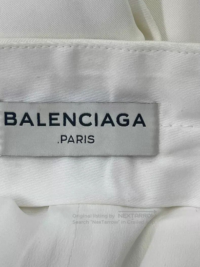 Balenciaga Balenciaga White Tie Waist Long Pants Size US 36 / EU 52 - 4 Thumbnail