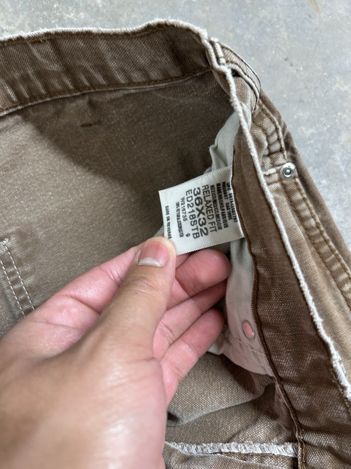 Dickies Vintage Y2K Dickies Carpenter Mocha Pants Size 36x32 Size US 36 / EU 52 - 6 Thumbnail