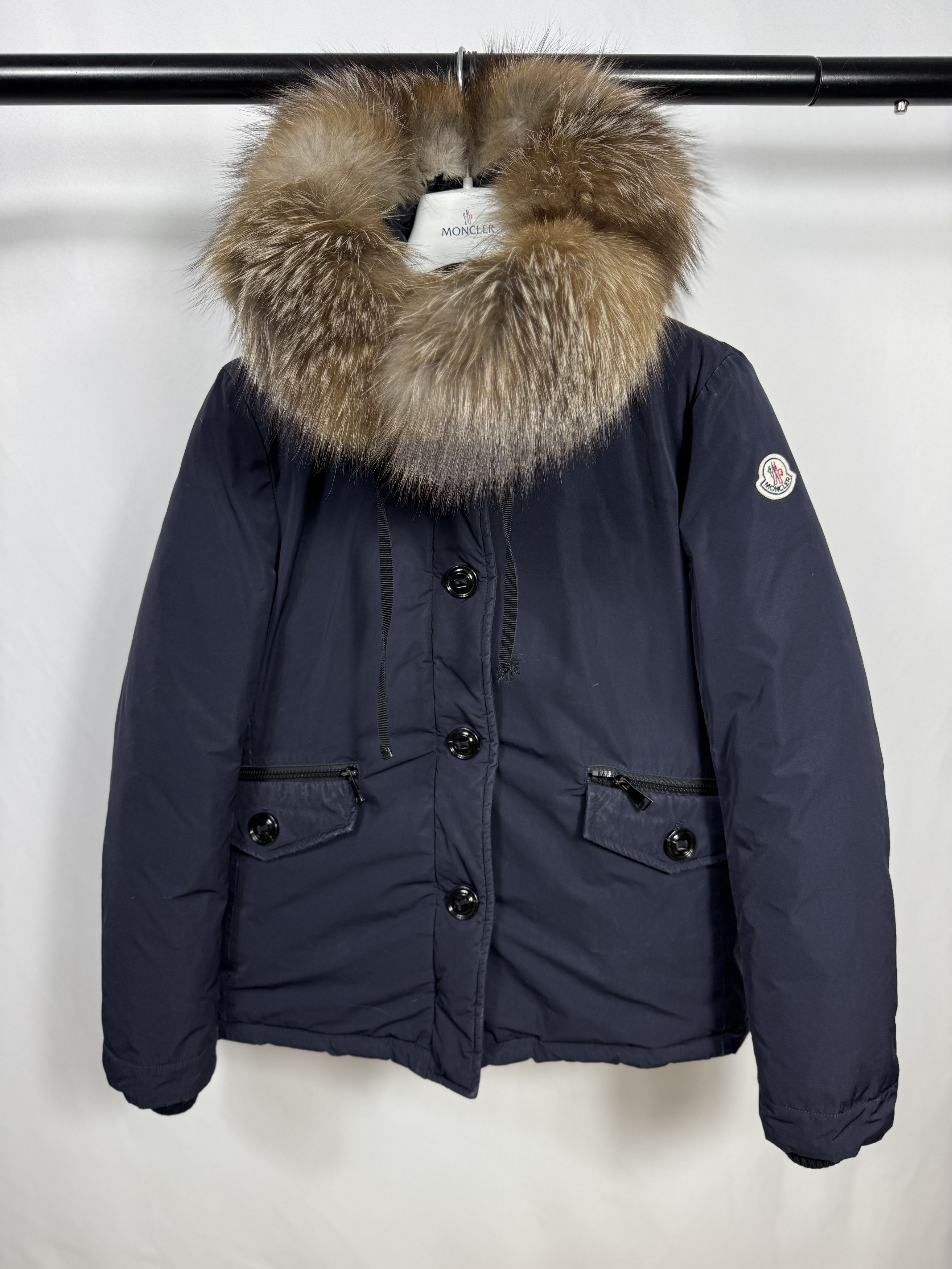 Moncler Moncler Malus Fur Jacket Size S / US 4 / IT 40 - 1 Thumbnail