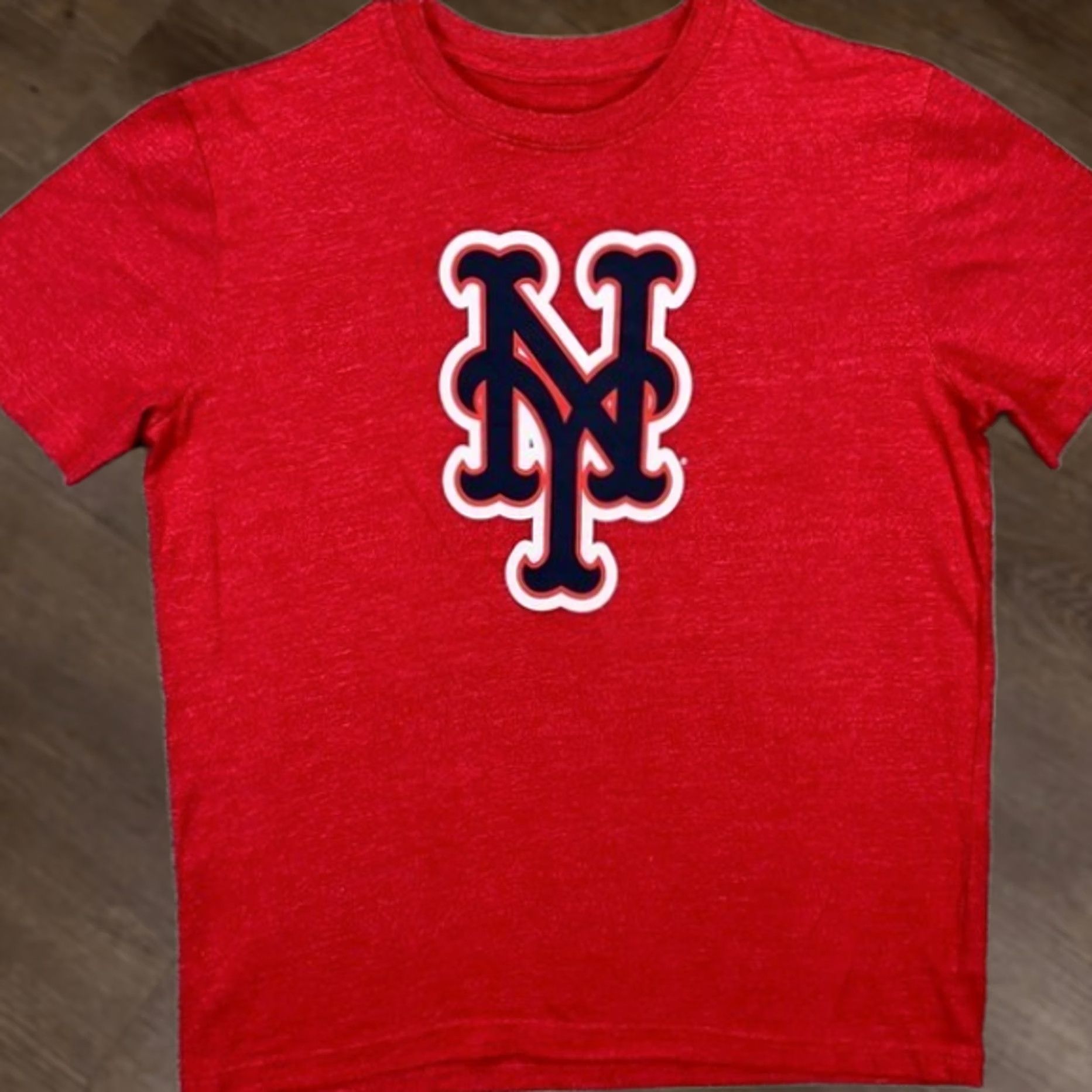 New Era New Era New York Mets Mens Baseball T-Shirt Large Red Crewneck Short Sleeve Tee Size US L / EU 52-54 / 3 - 1 Thumbnail