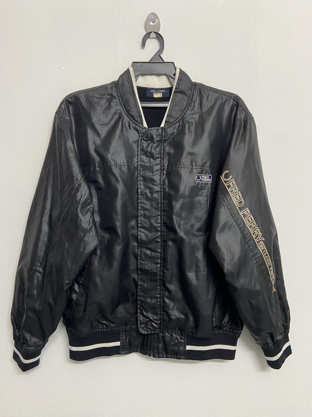 Fred Perry Vintage Fred Perry Black Nylon Jackat Size US M / EU 48-50 / 2 - 1 Thumbnail