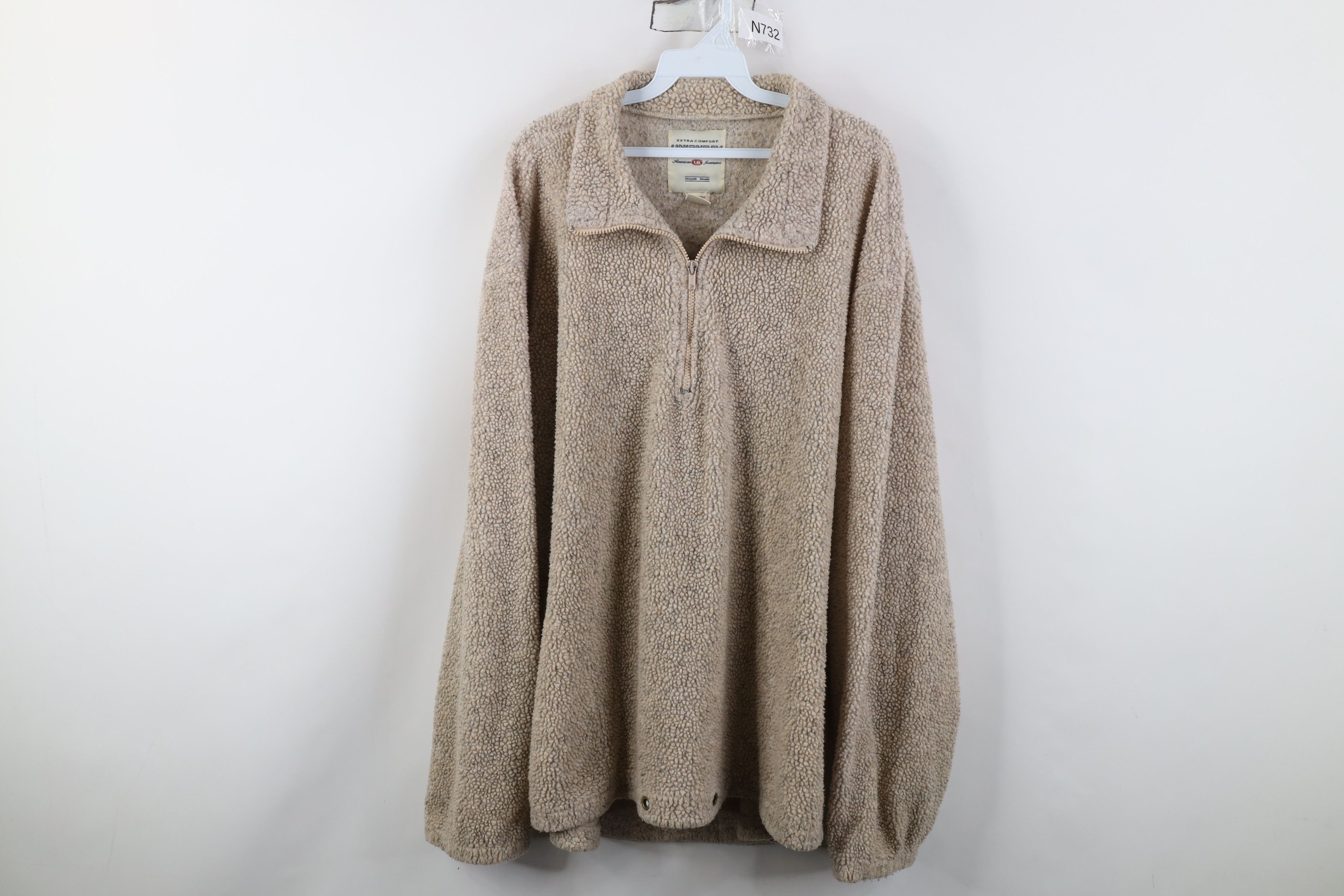 UNIONBAY Vintage 90s Unionbay Surfing Deep Pile Fleece Sweater USA Size US XL / EU 56 / 4 - 1 Thumbnail