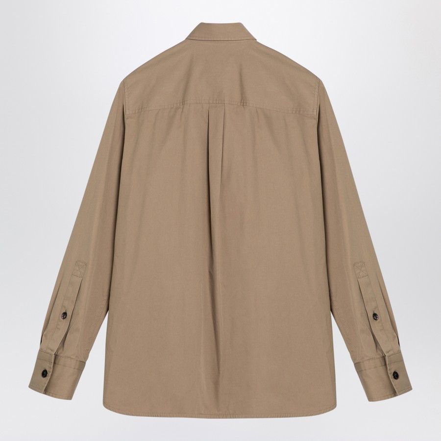 Bottega Veneta o1d2blof0824 Cotton Shirts in Desert Taupe Size M / US 6-8 / IT 42-44 - 2 Thumbnail