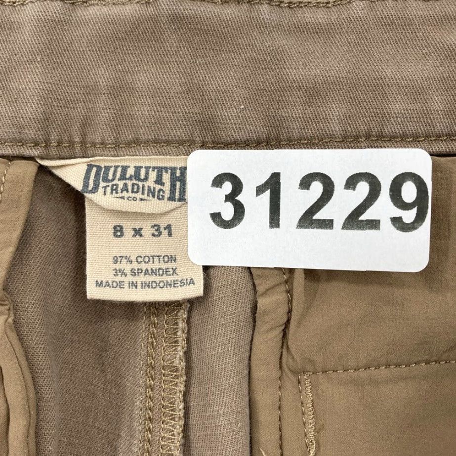 Vintage Duluth Chino Pants Women's 8x31 Brown Stretch Slim Leg Workday Warrior Casual Size 30" / US 8 / IT 44 - 4 Thumbnail