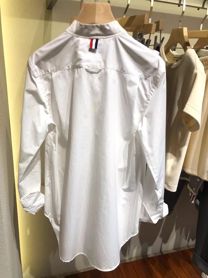 Thom Browne Thom Browne White shirt with tie style Size US XS / EU 42 / 0 - 4 Thumbnail