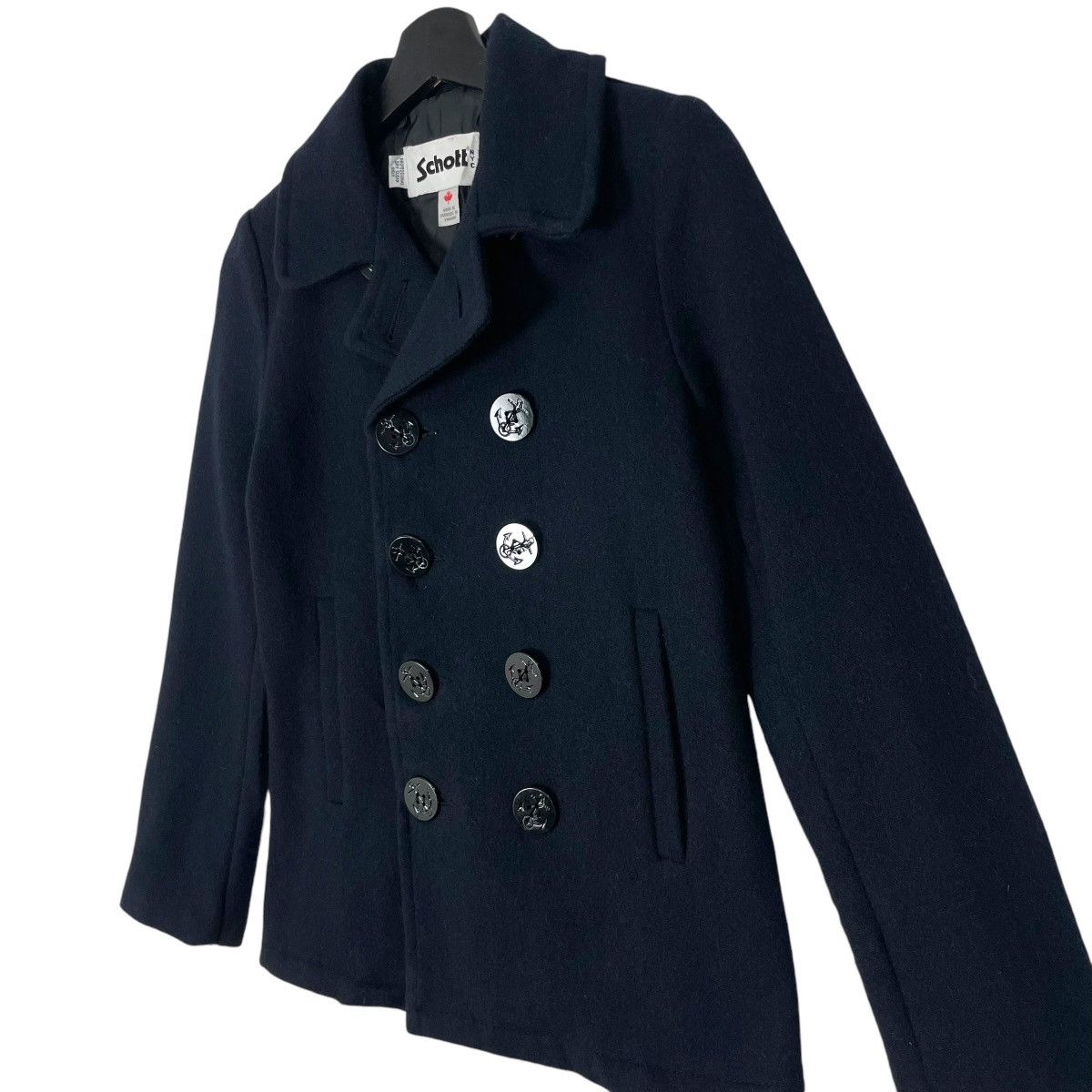 Schott Vintage Schott X Earth Music Ecology Peacoat Jacket Button Size US S / EU 44-46 / 1 - 3 Thumbnail