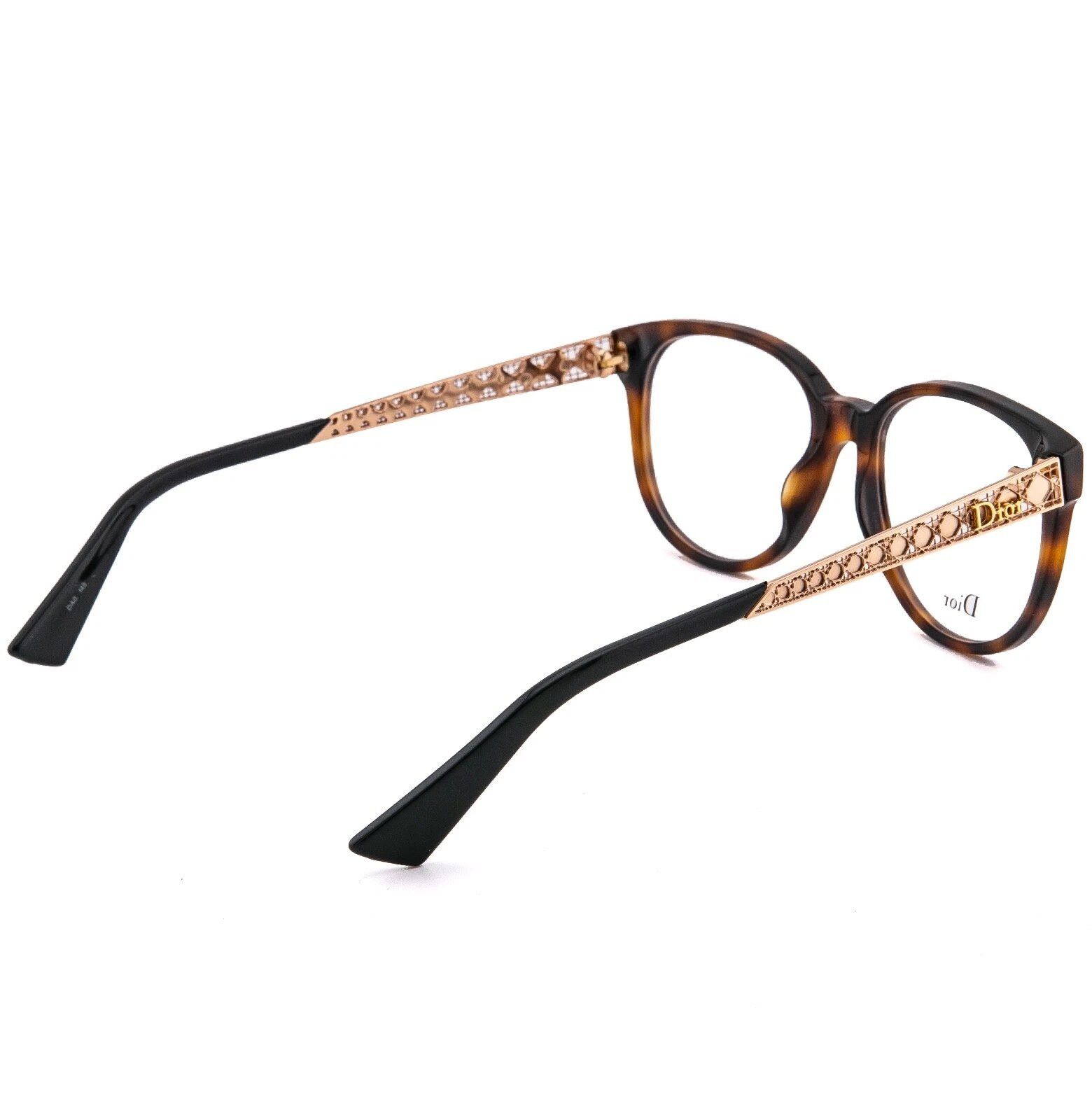 Christian Dior Monsieur CHRISTIAN DIOR DIORAMA Gold Brown DIORAMAO2 Optical Size ONE SIZE - 8 Thumbnail