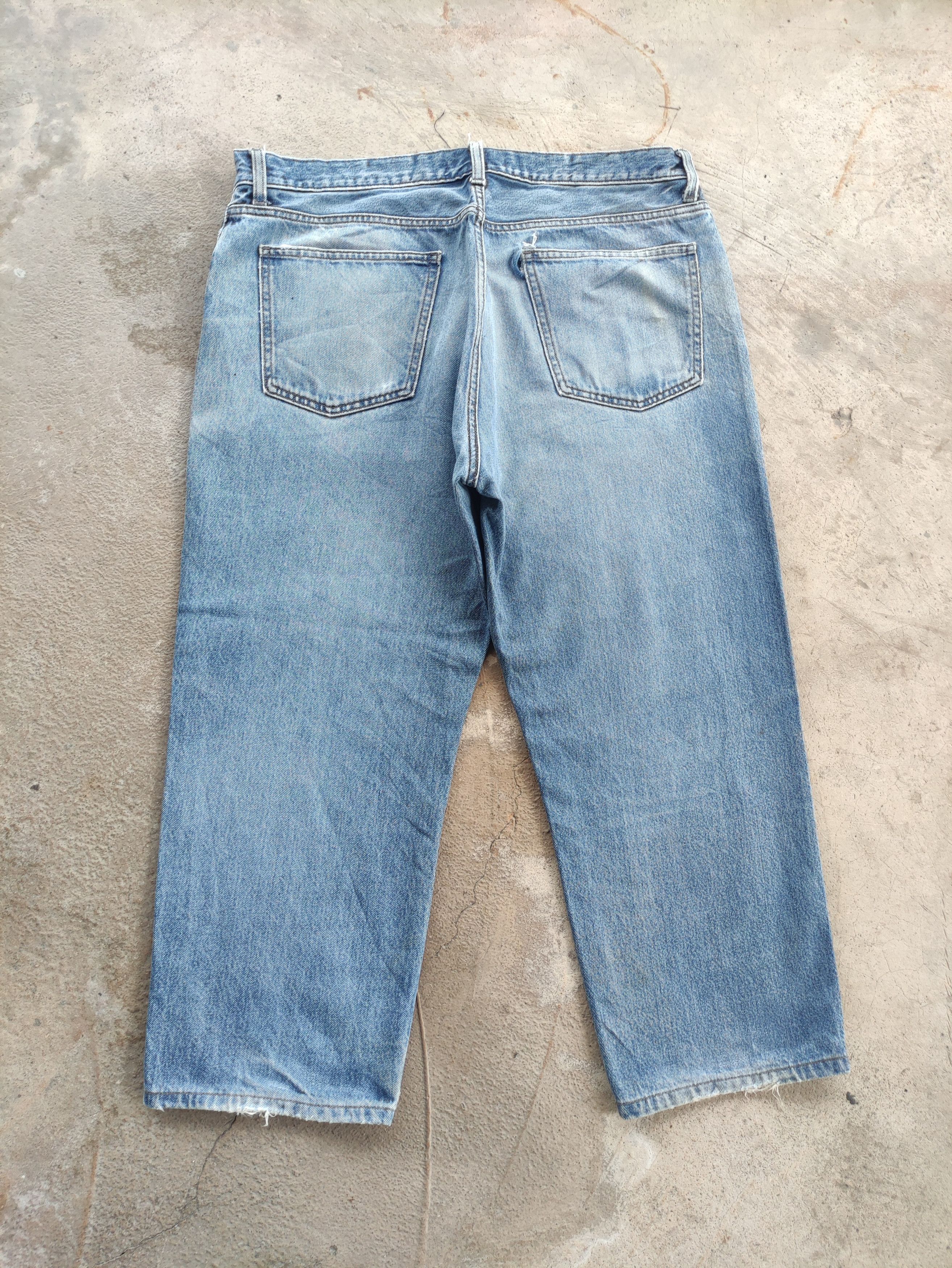 Japanese Brand Vintage Japanese Baggy Jean Faded Pants Size US 38 / EU 54 - 8 Thumbnail