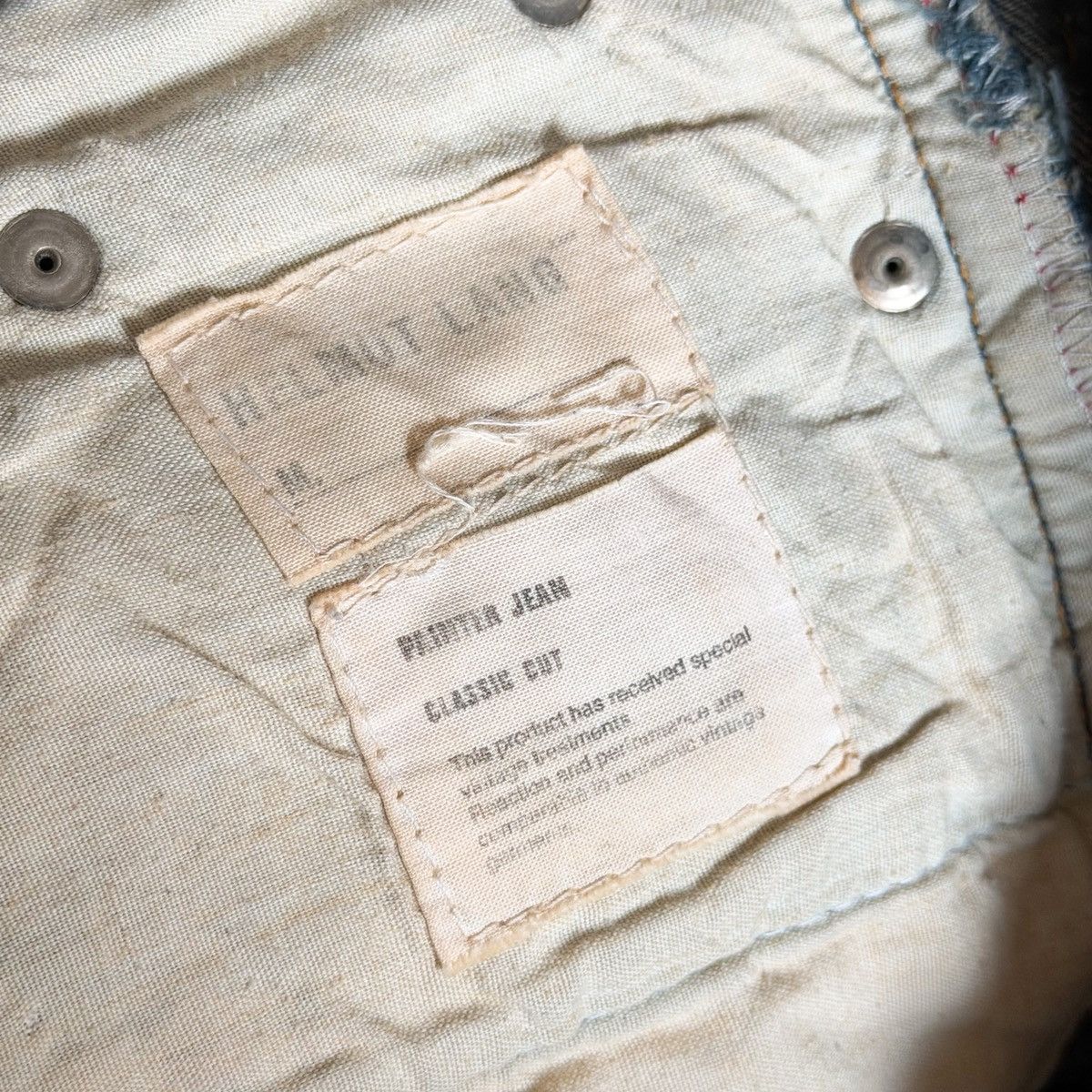 Helmut Lang Helmut Lang Distressed 1998 Painter Denim Size US 31 - 7 Thumbnail