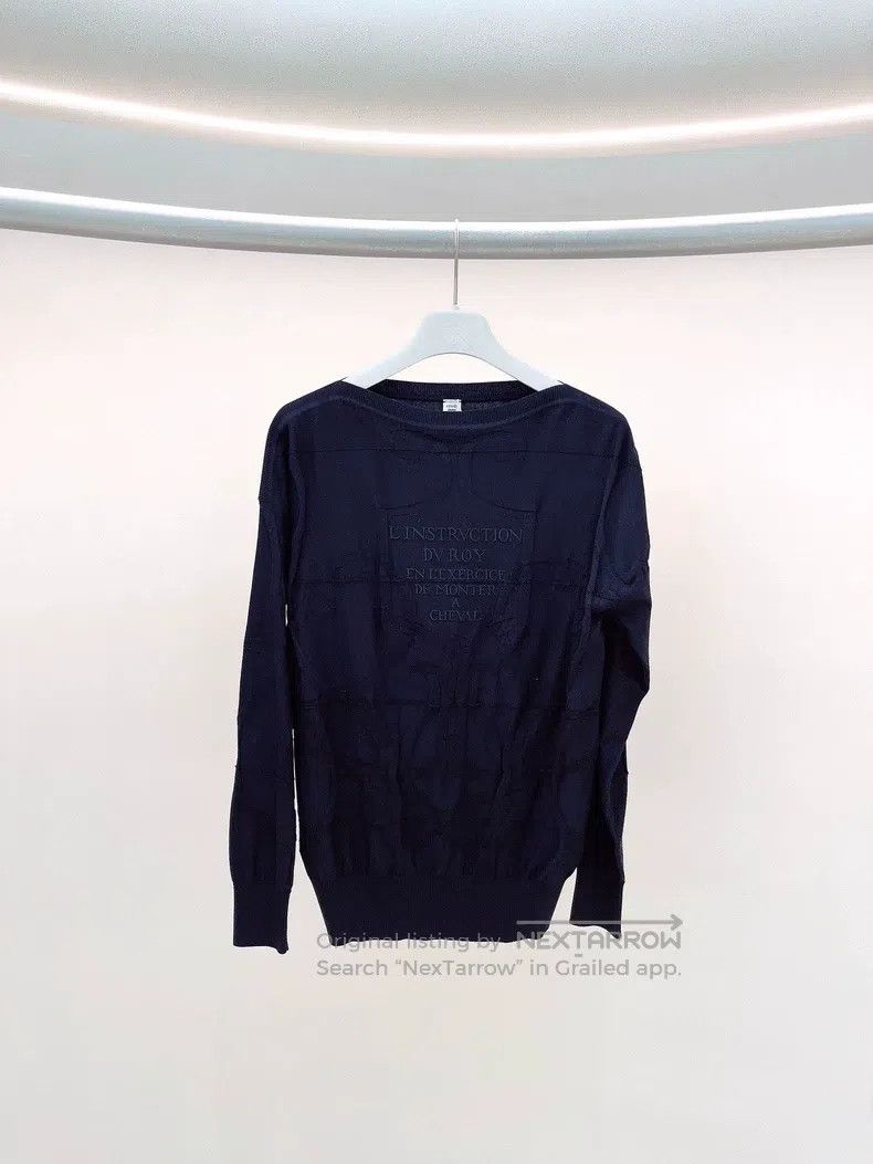 Hermes Hermes Black Embroidered Sweater Size XS / US 0-2 / IT 36-38 - 1 Thumbnail