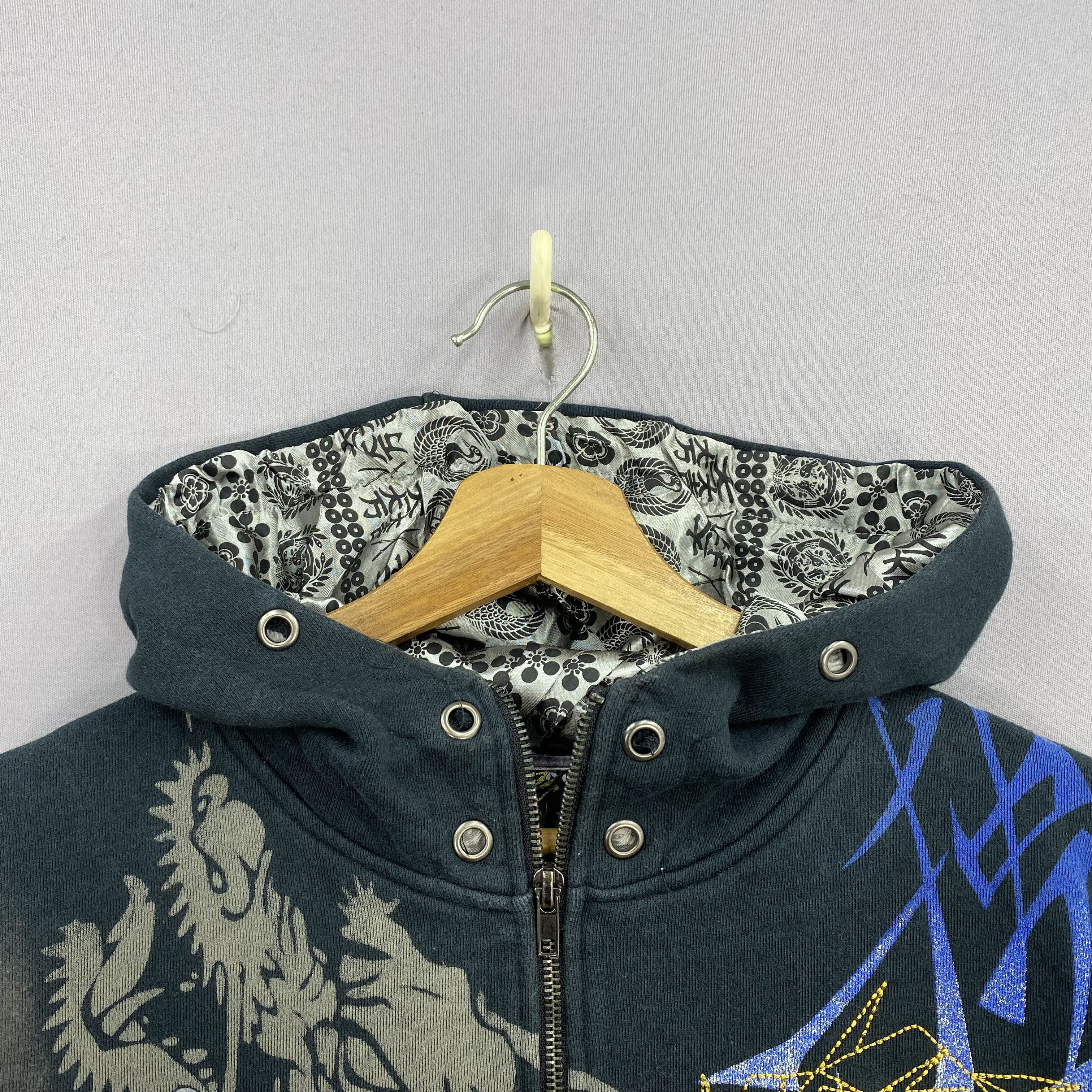 Japanese Brand Vintage Y2K Senbu Sukajan Hoodie OVP Dragon Zipper Sweater Size US M / EU 48-50 / 2 - 4 Thumbnail