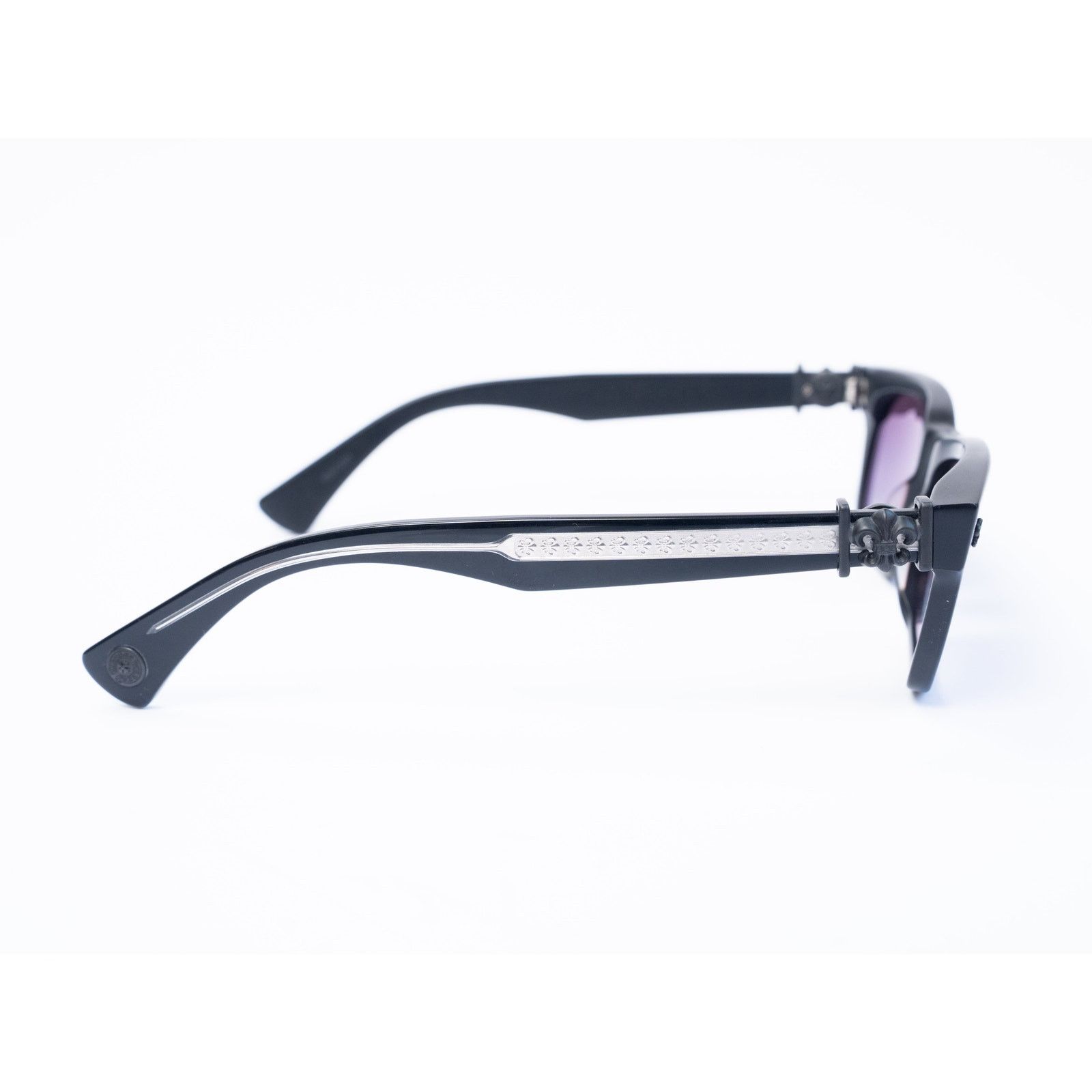 Chrome Hearts Gittin Any ? Black Sunglasses Size ONE SIZE - 4 Thumbnail