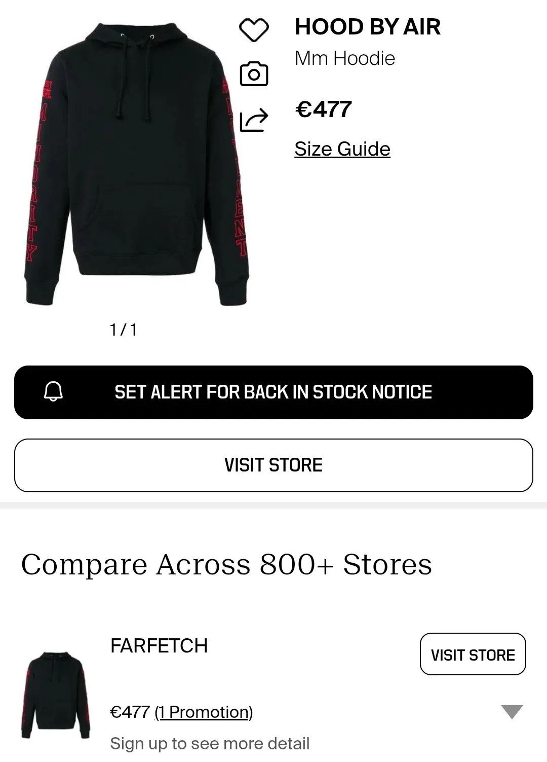 Hood By Air HBA FW16 minority movement hoodie Size US M / EU 48-50 / 2 - 7 Thumbnail