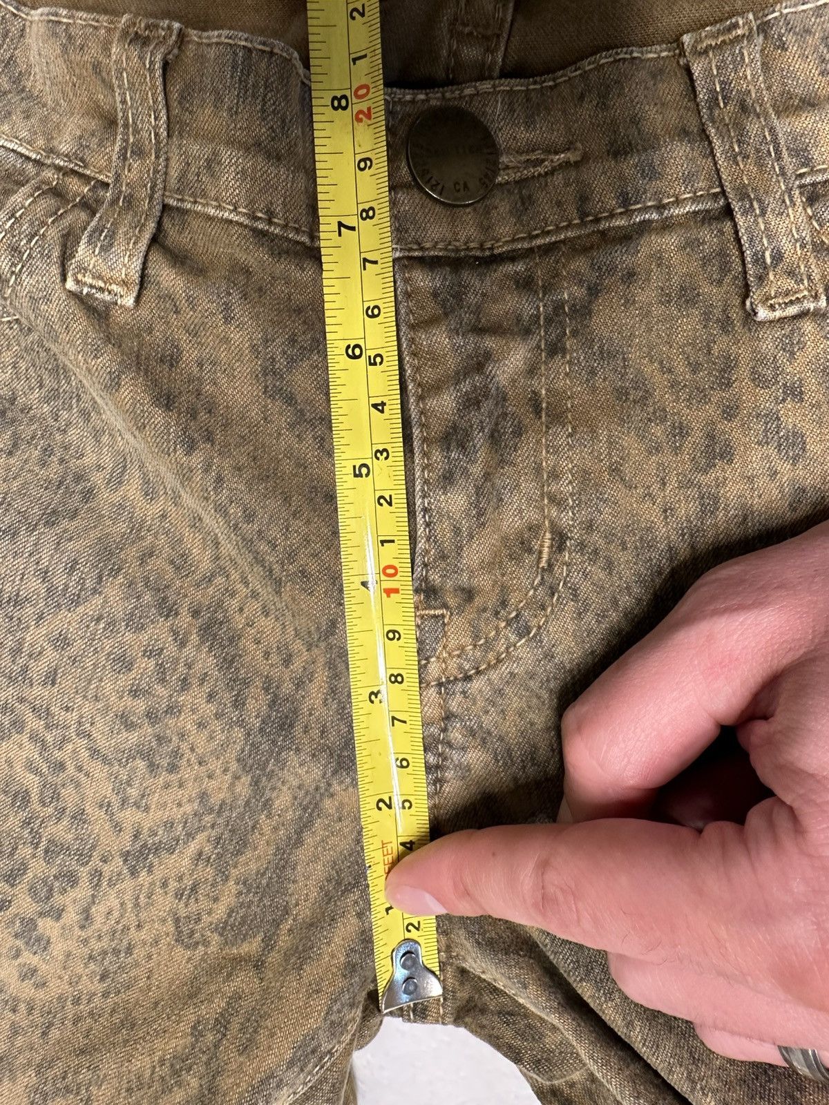 Current/Elliot New Current Elliott Snake Print Ankle Skinny Jeans-30”x29” Size 30" / US 8 / IT 44 - 7 Thumbnail