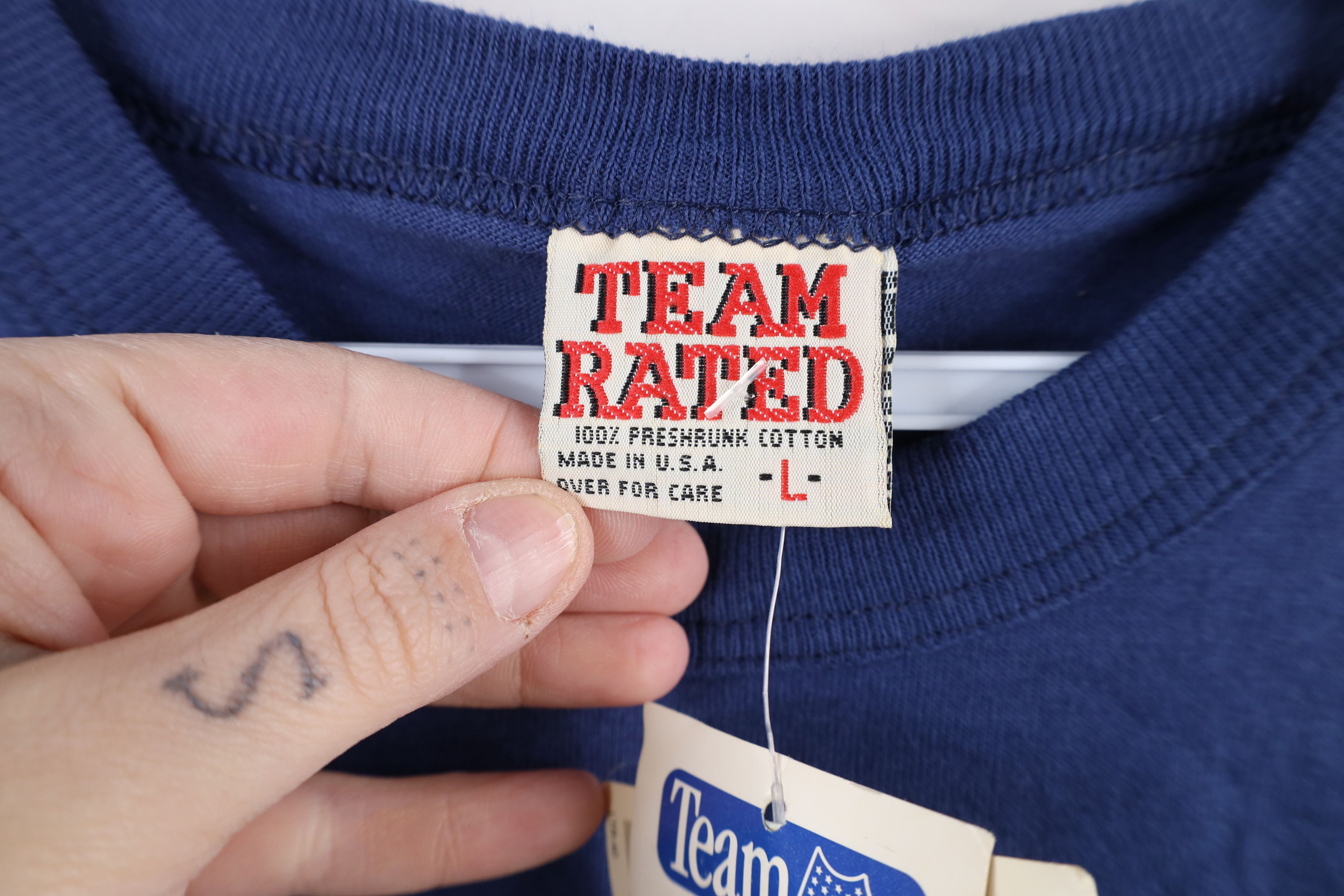 Vintage Deadstock Vintage 90s New York Giants Football T-Shirt USA Size US L / EU 52-54 / 3 - 10 Thumbnail