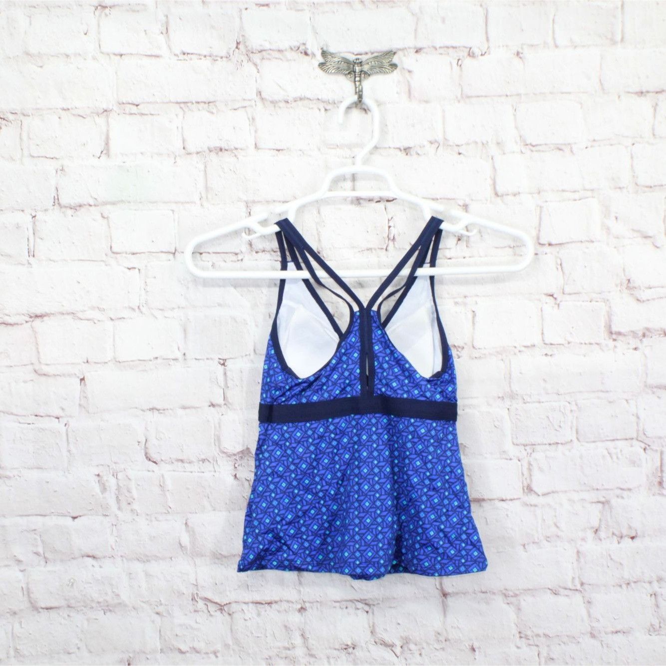 L.L. Bean × Swims LL Bean ReNew Swimwear V Neck Tankini Print Size S / US 4 / IT 40 - 6 Thumbnail