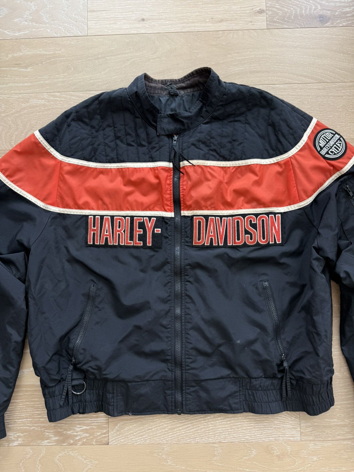 Harley Davidson Vintage Harley Davidson Motorcycles Racing Jacket Size US XXL / EU 58 / 5 - 3 Thumbnail