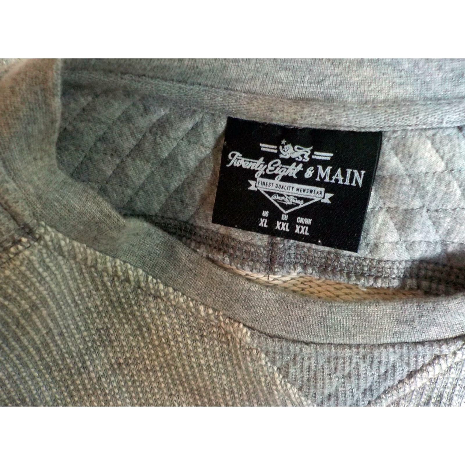 Disney DISNEY Twenty Eight & Main Crewneck Long Sleeve Sweater Men XL Gray Cotton Logo Chest Vintage DisneyTw enty Eight & Main Size US XL / EU 56 / 4 - 6 Thumbnail