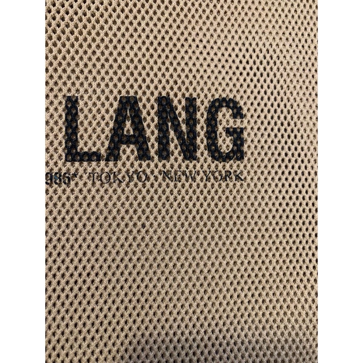 Helmut Lang HELMUT LANG BROWN LOGO MESH TOP Size US M / EU 48-50 / 2 - 6 Thumbnail