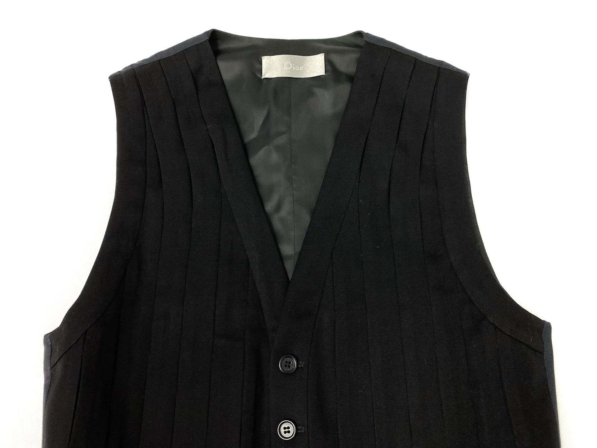 Dior Dior Homme 08AW Cut-out Vest 44 Size US S / EU 44-46 / 1 - 3 Thumbnail