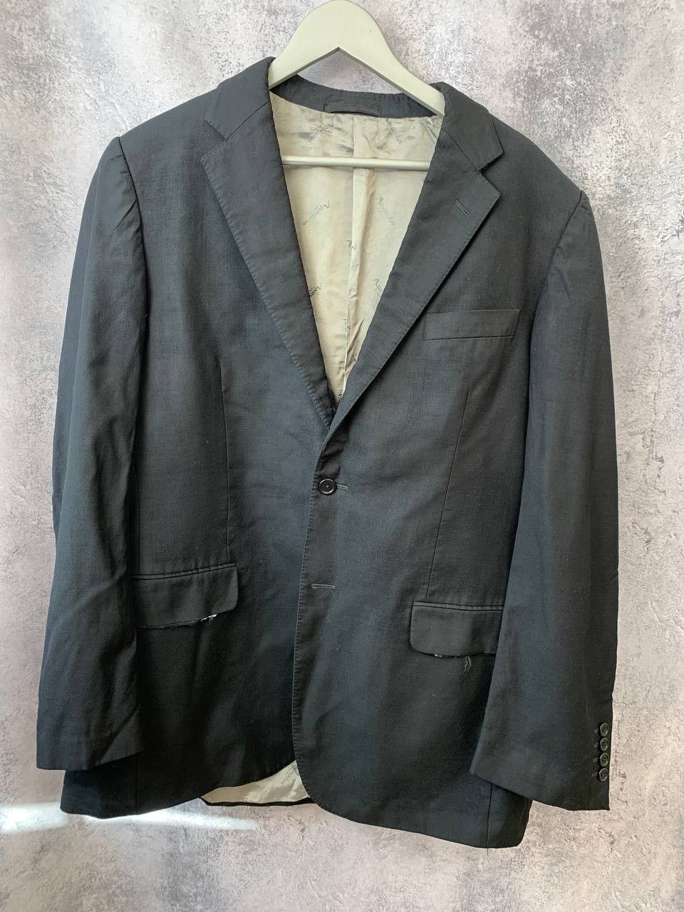 Aquascutum Aquascutum Portugal Blazer Jacket Coat Vintage Monogram Size 44L - 2 Thumbnail